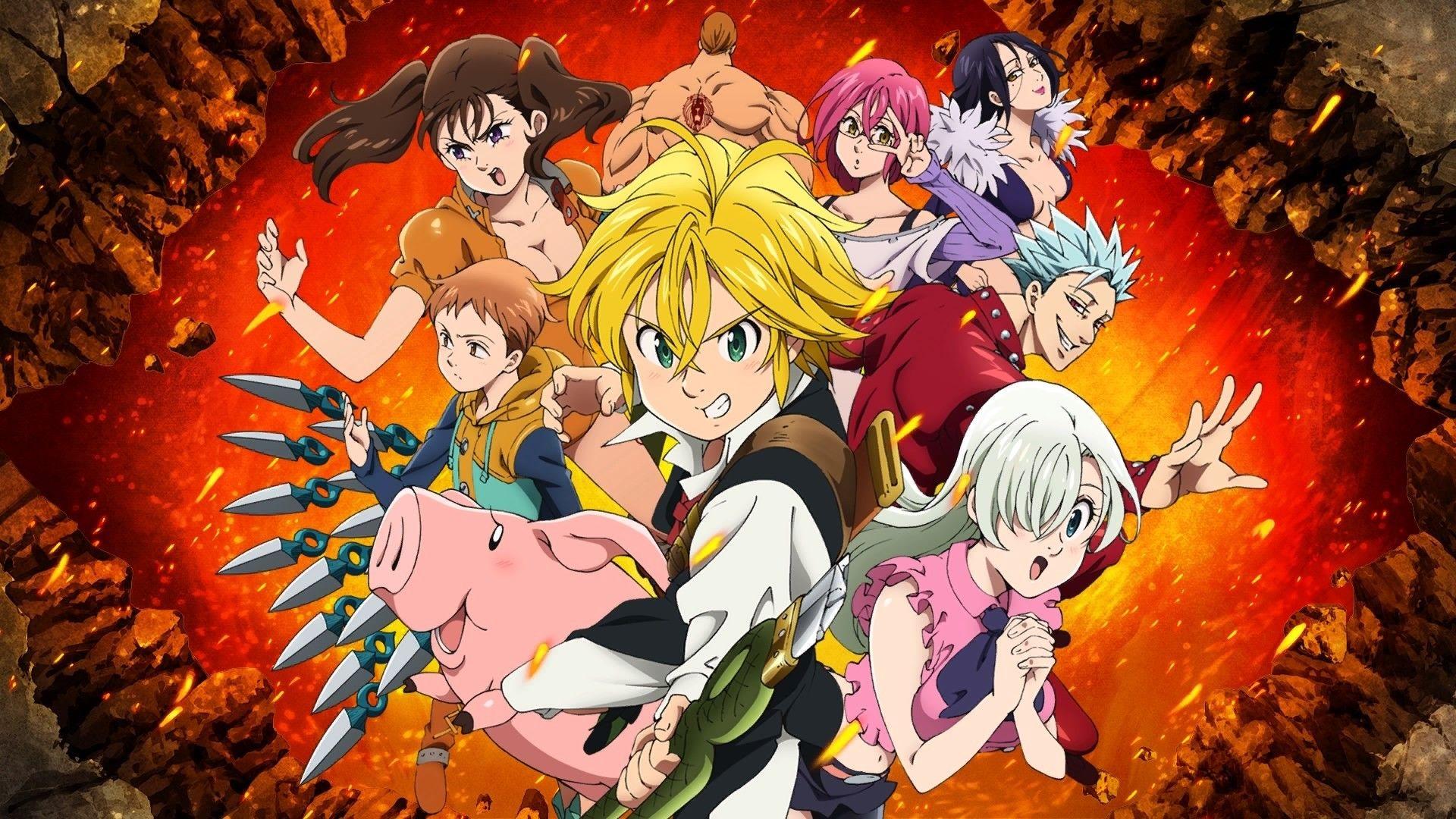 HD wallpaper: Seven Deadly Sins anime wallpaper, Nanatsu no Taizai