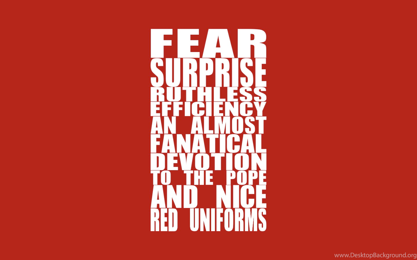 1440x900 Nobody Expects The Spanish Inquisition! [1440x900] : Wallpaper