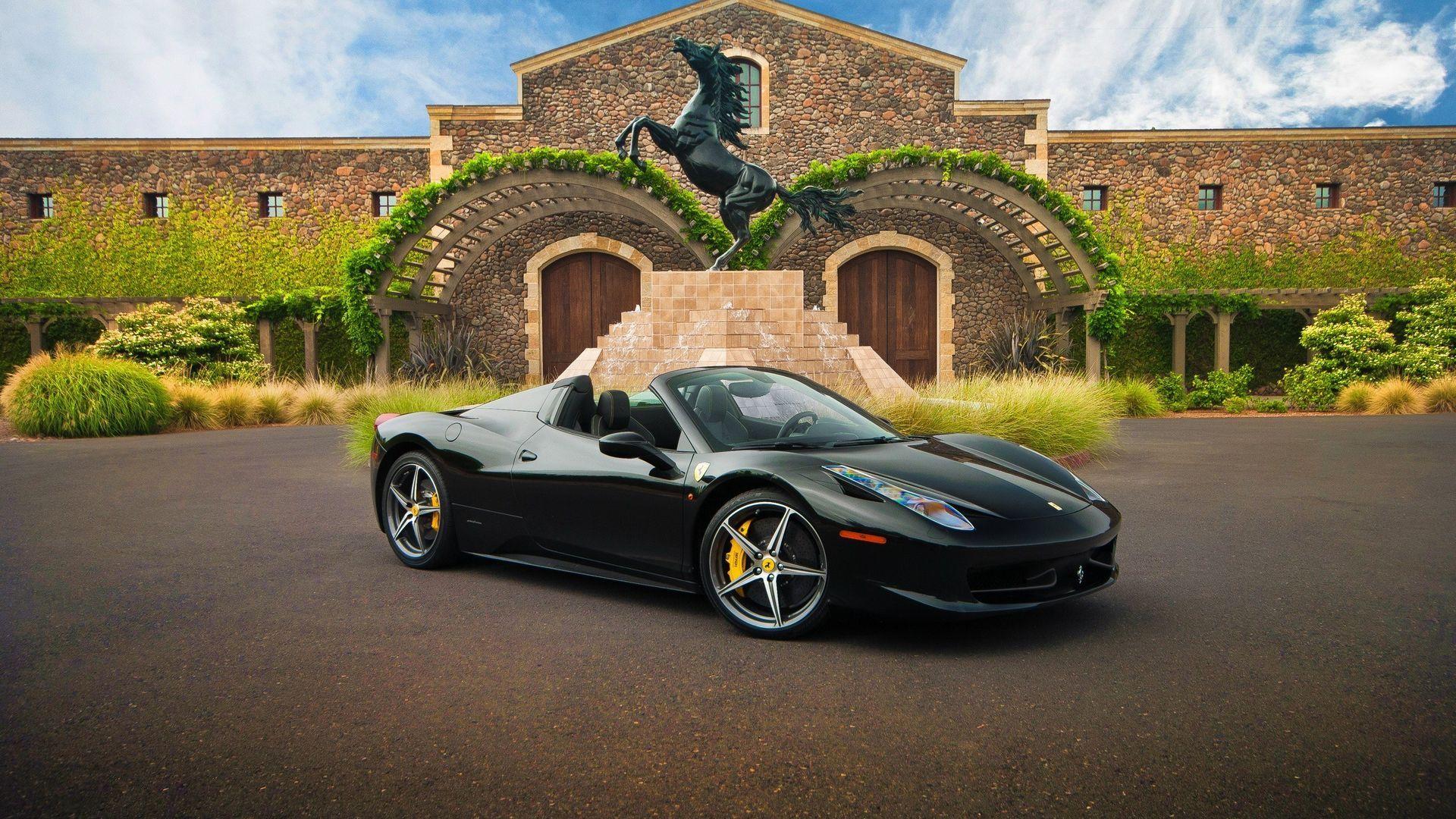 1920x1080 Ferrari 458 Spider Wallpaper