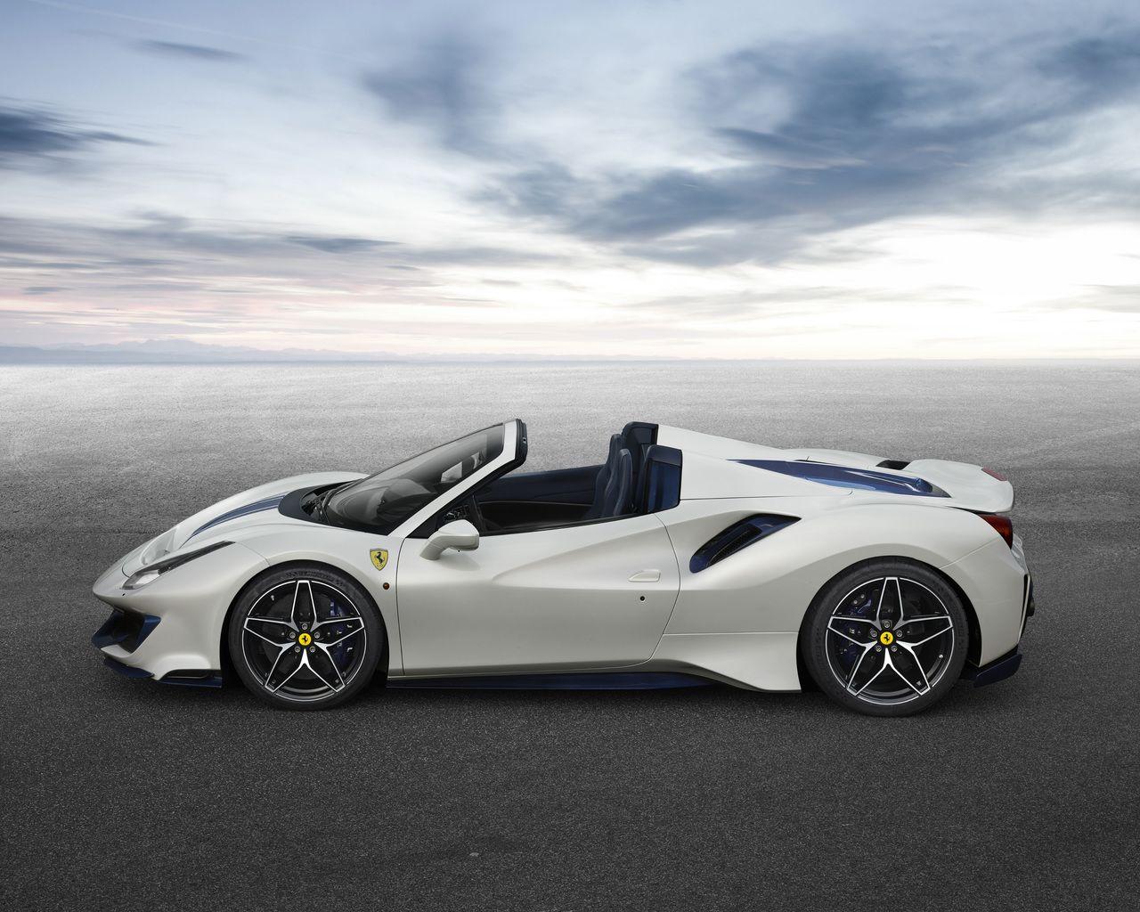 1280x1024 Ferrari 488 Pista Spider Side View 1280x1024