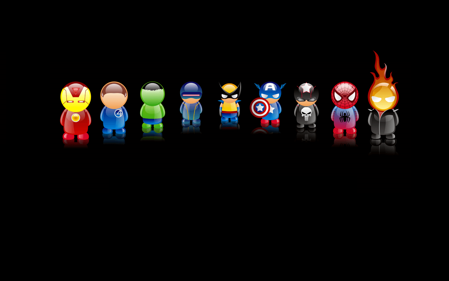 1440x900 Marvel Cartoon Wallpaper