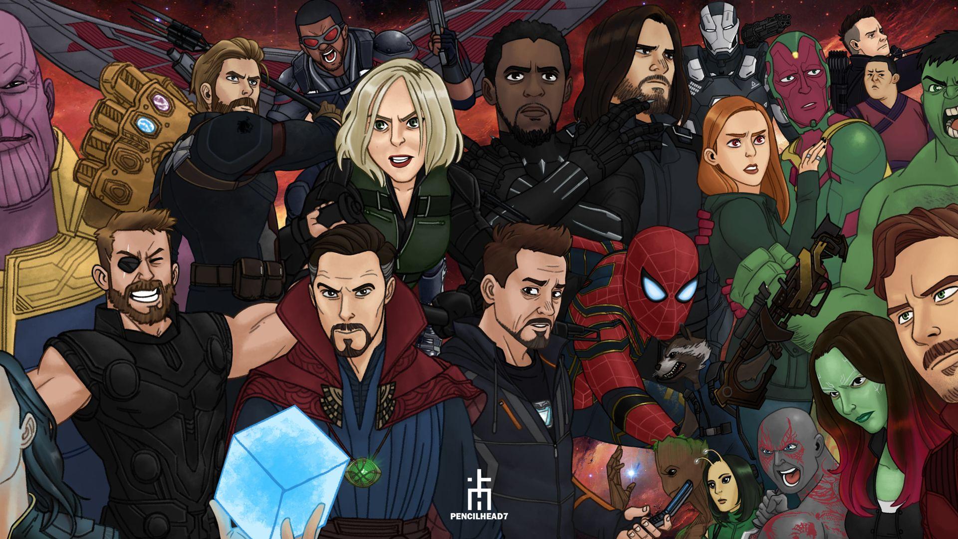 1920x1080 Infinity War Wallpaper