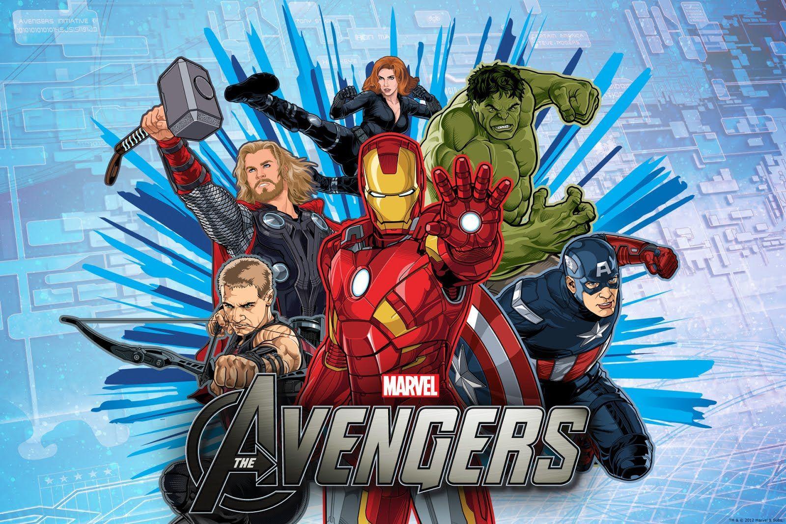 1600x1067 Avengers Cartoon Wallpaper