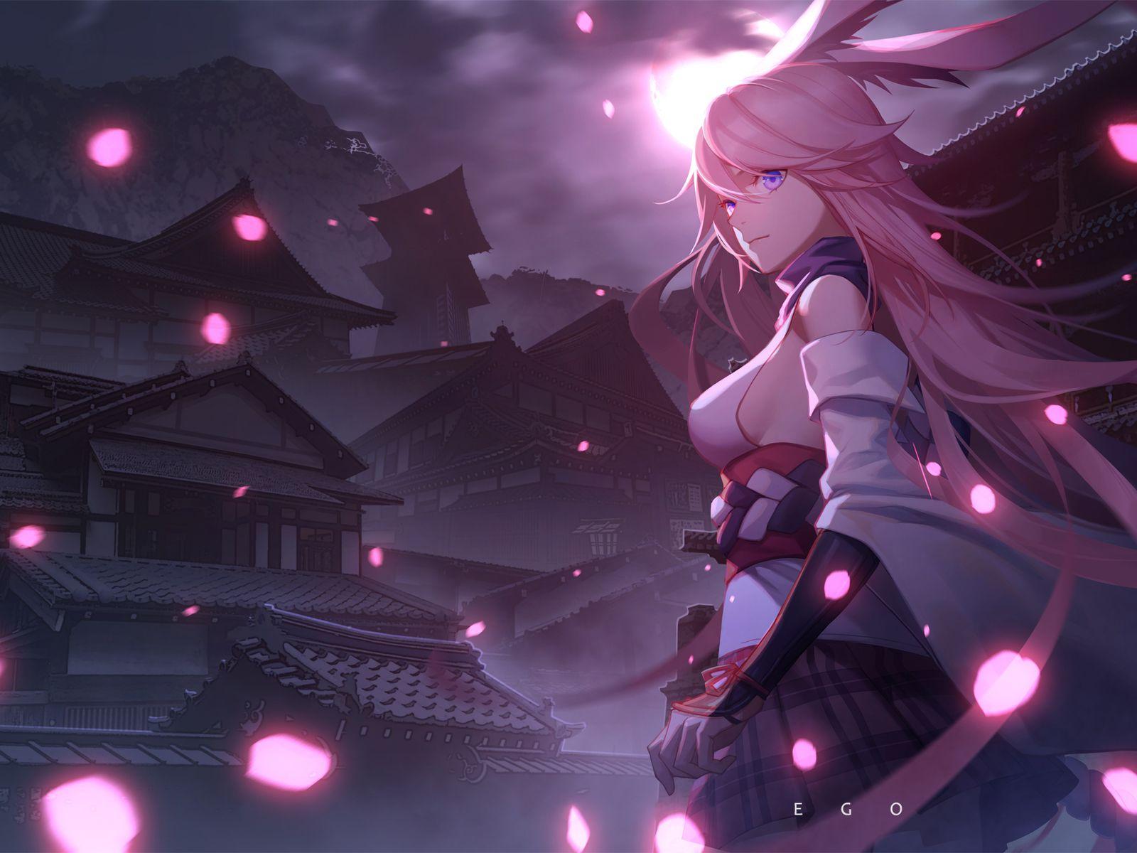 1600x1200 Yae Sakura Benghuai Xueyuan HD 1600x1200 Resolution HD
