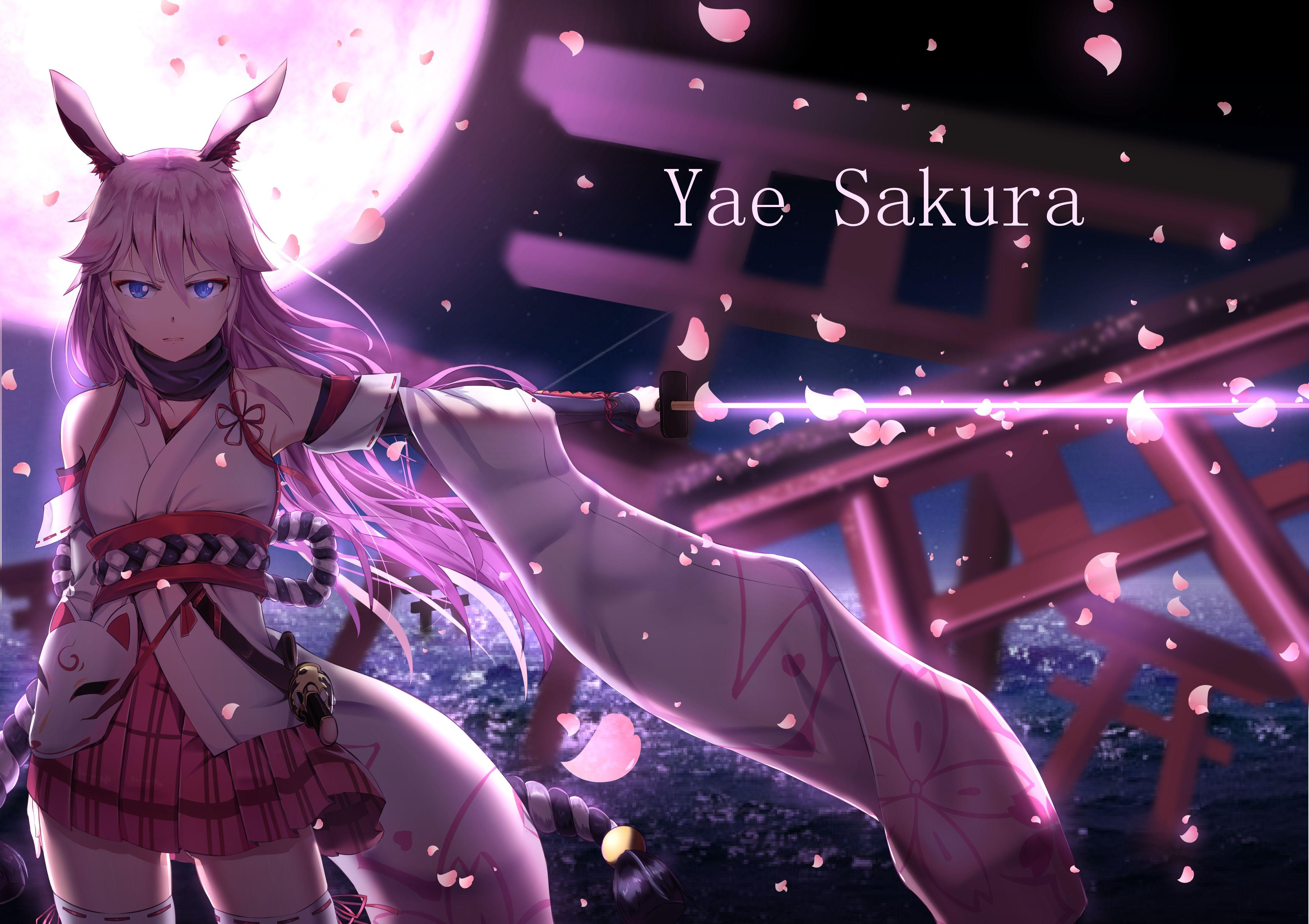 Yae Sakura Wallpapers - Top Free Yae Sakura Backgrounds - WallpaperAccess