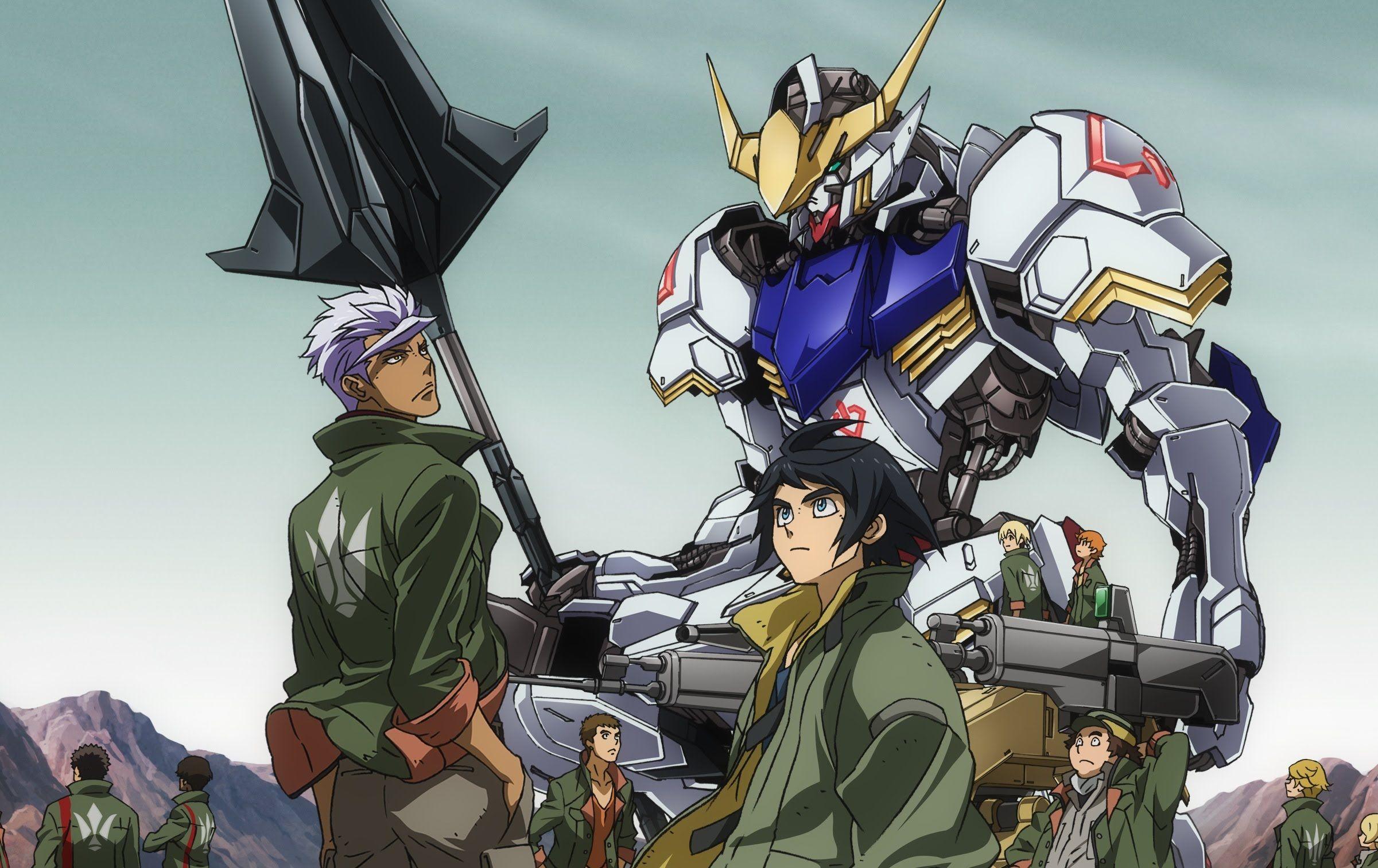 2401x1513 Mobile Suit Gundam: Iron Blooded Orphans Wallpaper, Anime, HQ