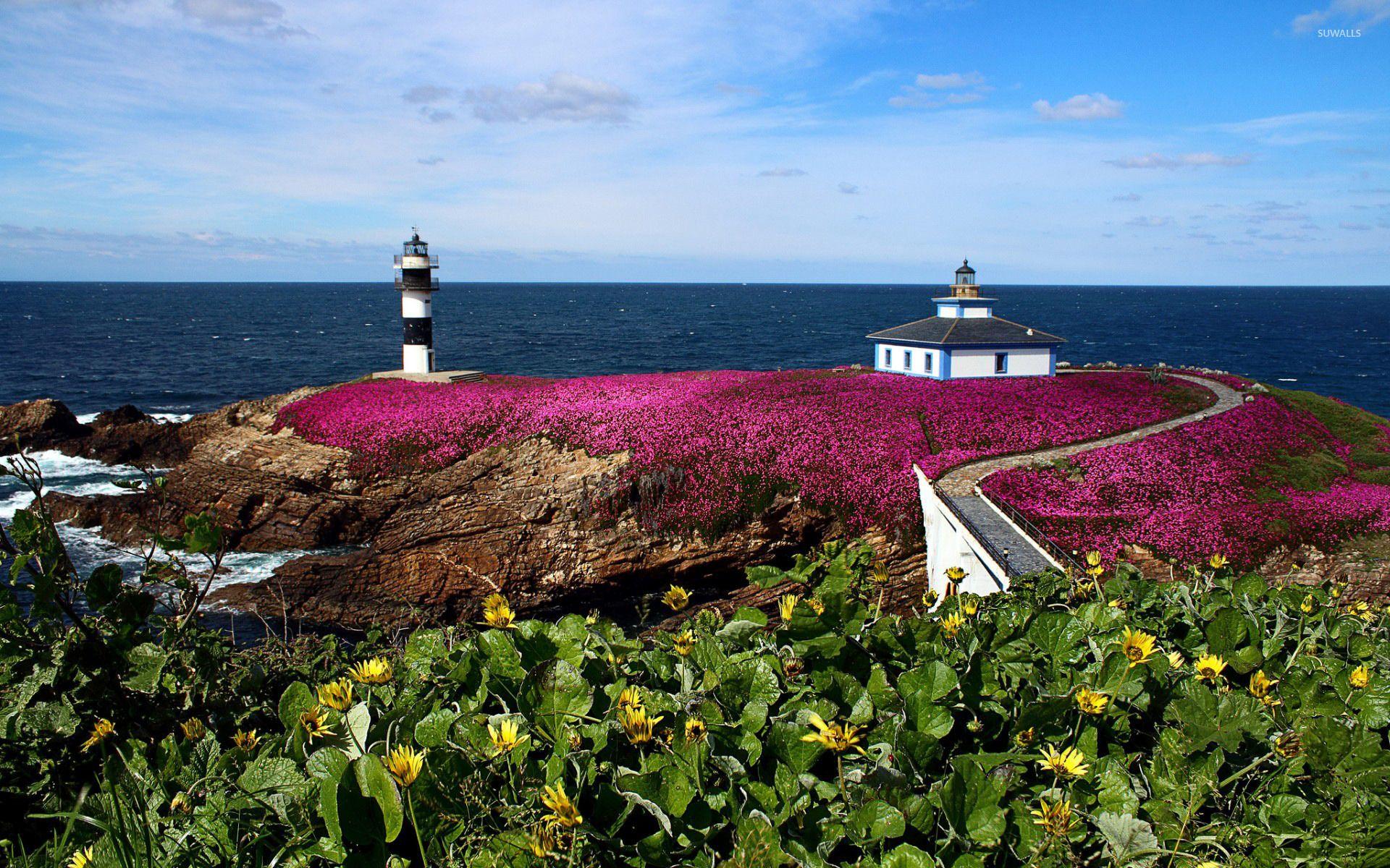 1920x1200 Lighthouse in Isla Pancha wallpaper wallpaper