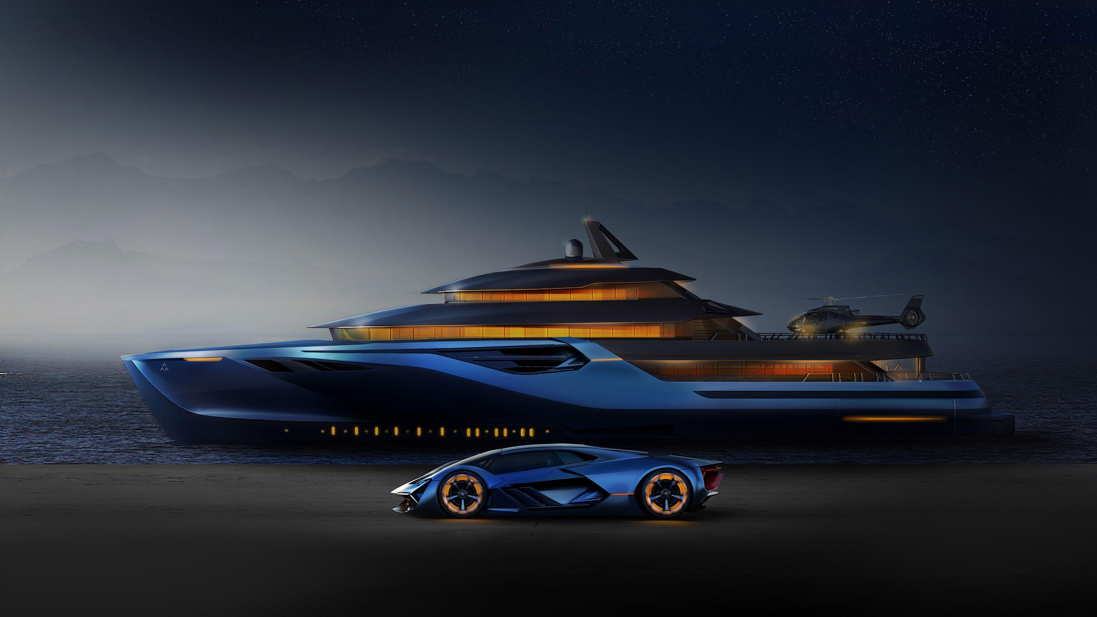 3840x2160 Wallpaper Lamborghini Terzo Millennio, 4K, Automotive