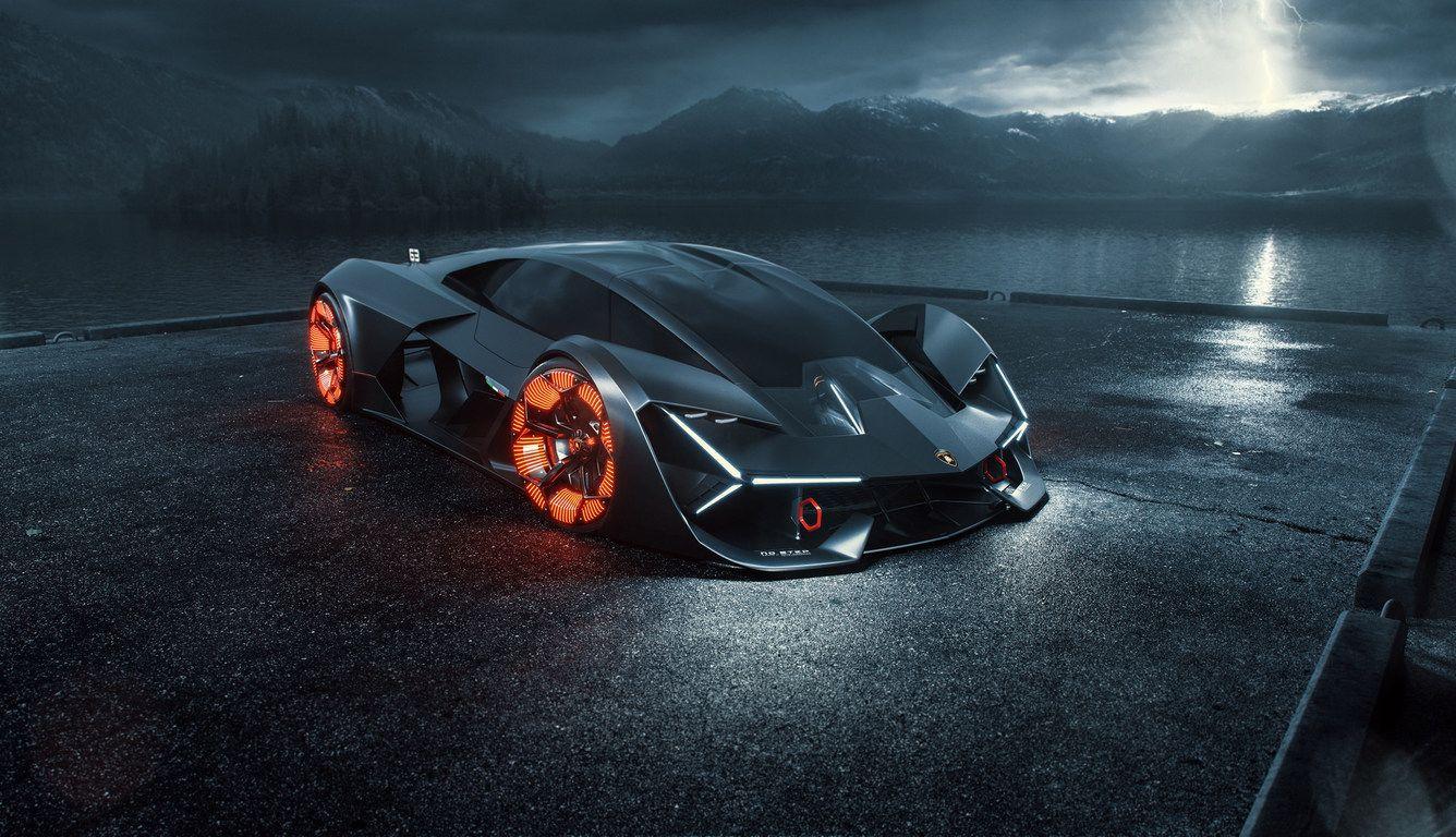 1336x768 Lamborghini Terzo Millennio Digital Art Laptop HD HD