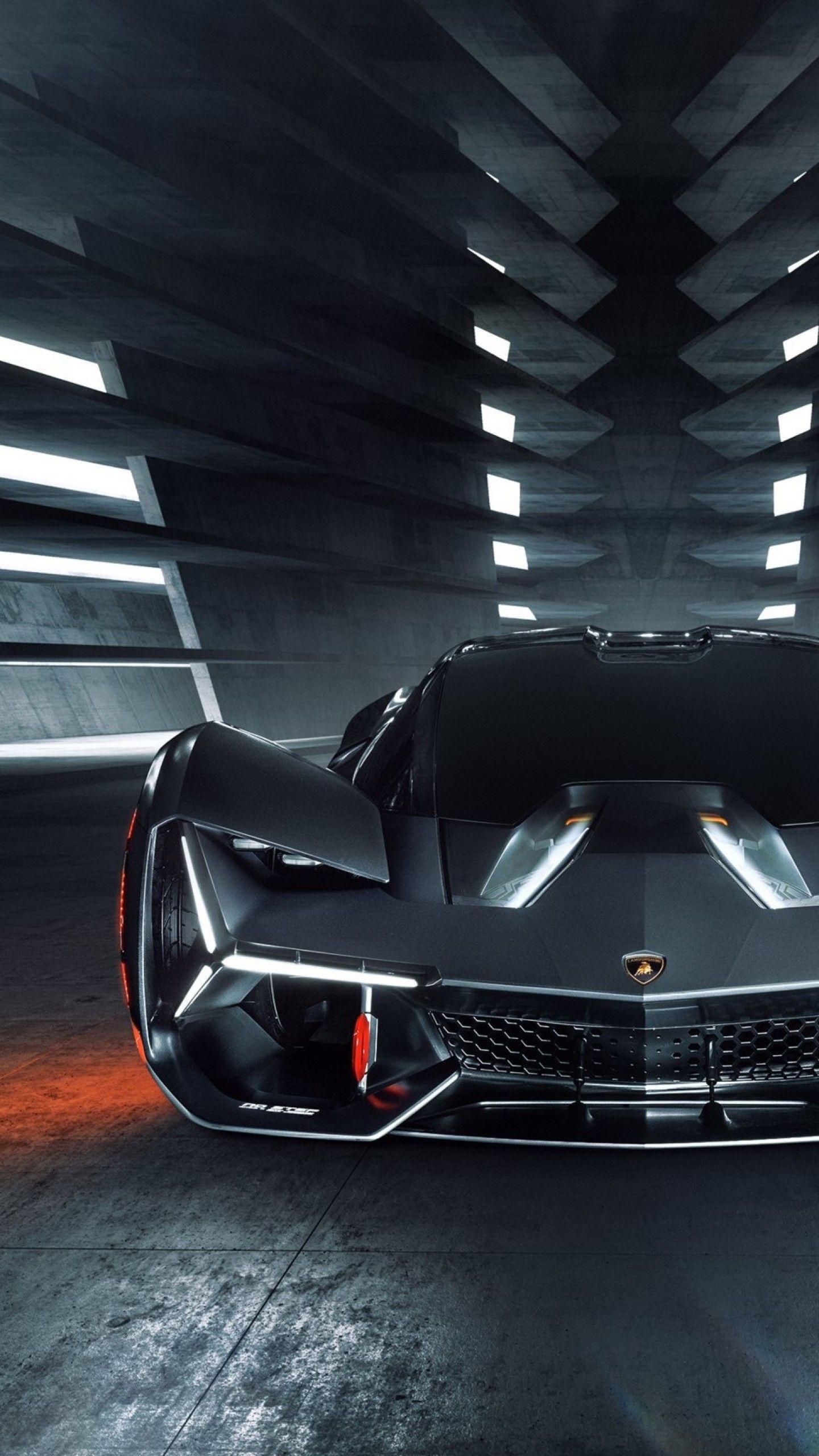 1440x2560 Lamborghini Terzo Millennio 2019 Front Car Samsung