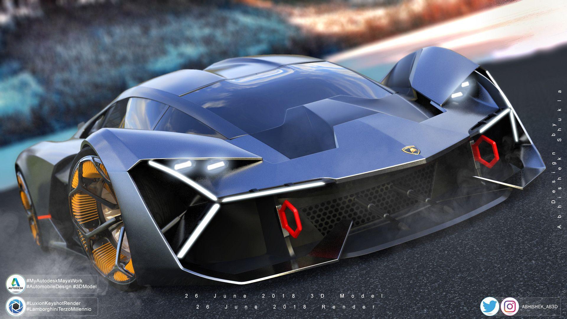 1920x1080 Lamborghini Terzo millennio concept 2017