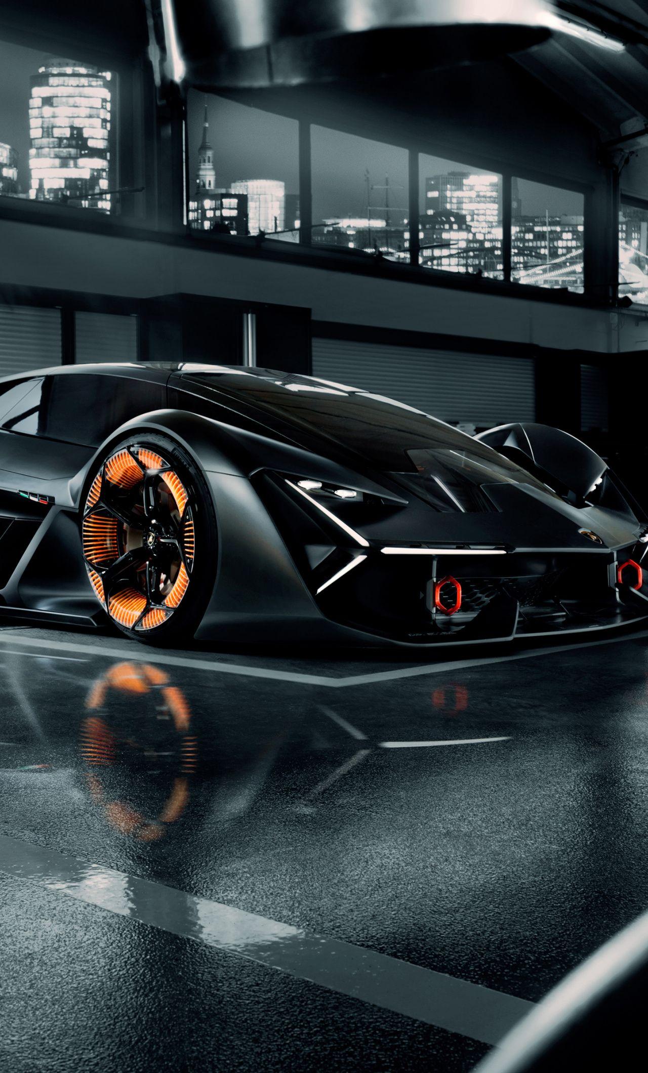 1280x2120 Download Lamborghini Terzo Millennio, sports car, vehicle