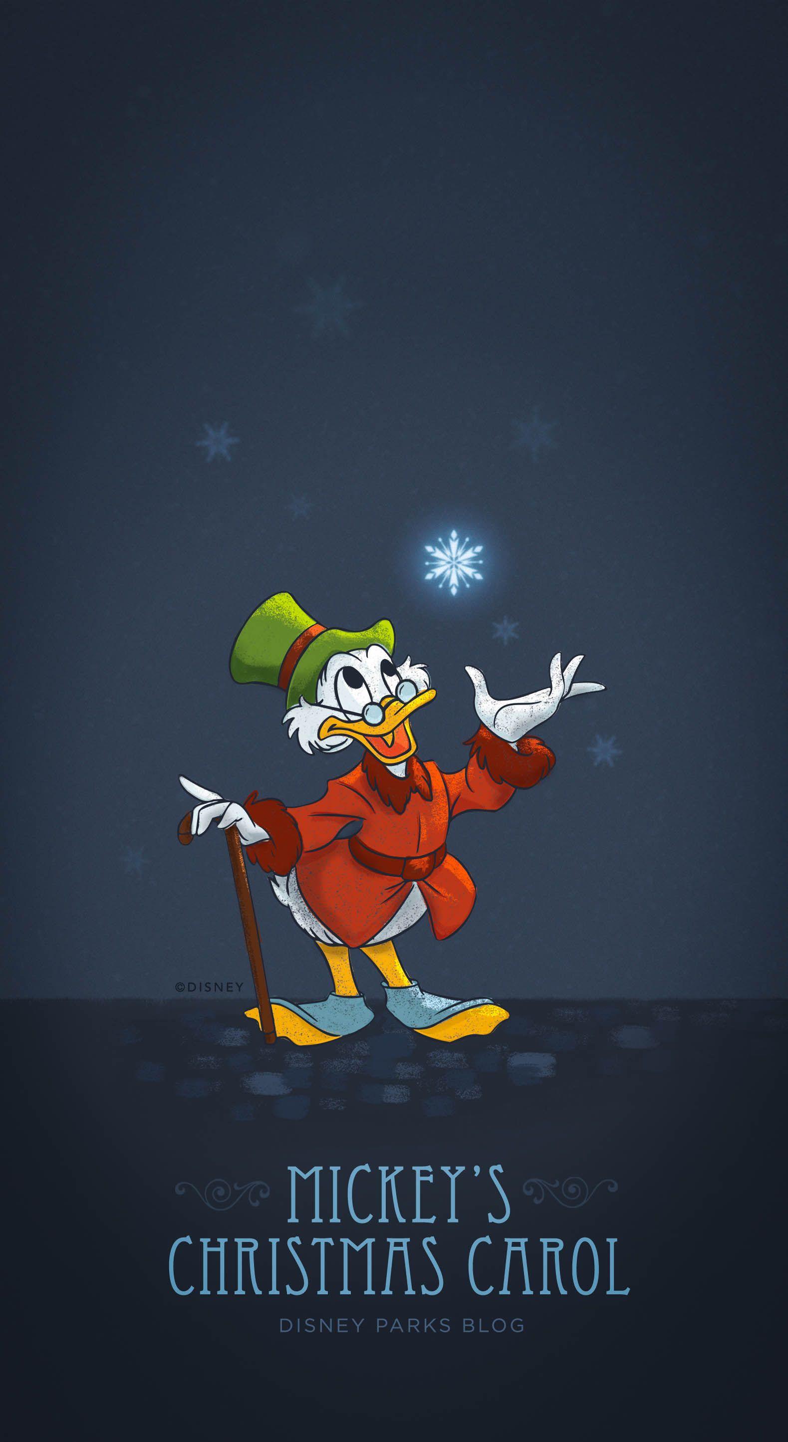 1579x2890 Mickey's Christmas Carol' Inspired 2018 Holiday Wallpaper