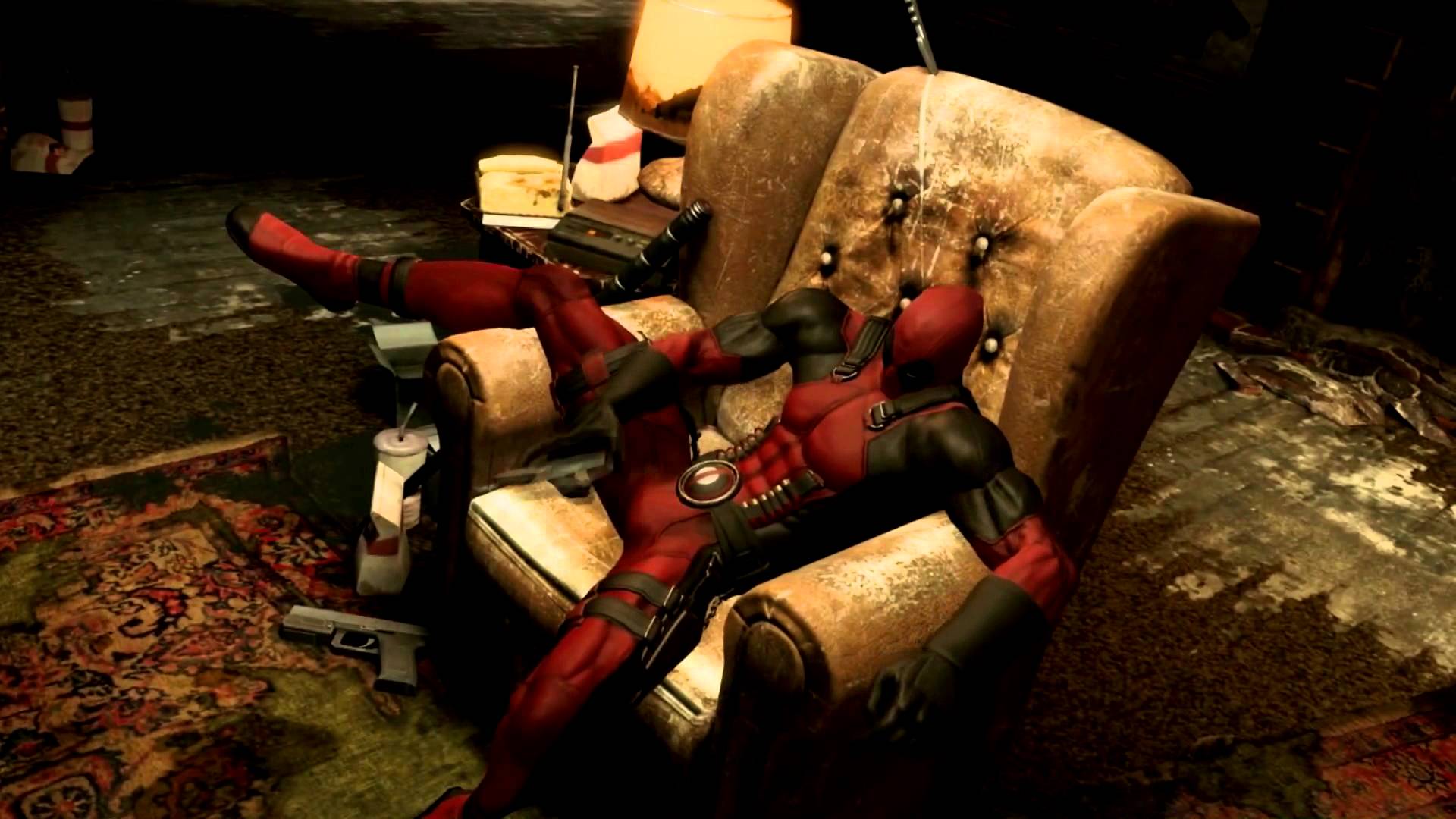 1920x1080 Exploring Deadpool's Apartment Easter Eggs! Max Settings 1080P -Max