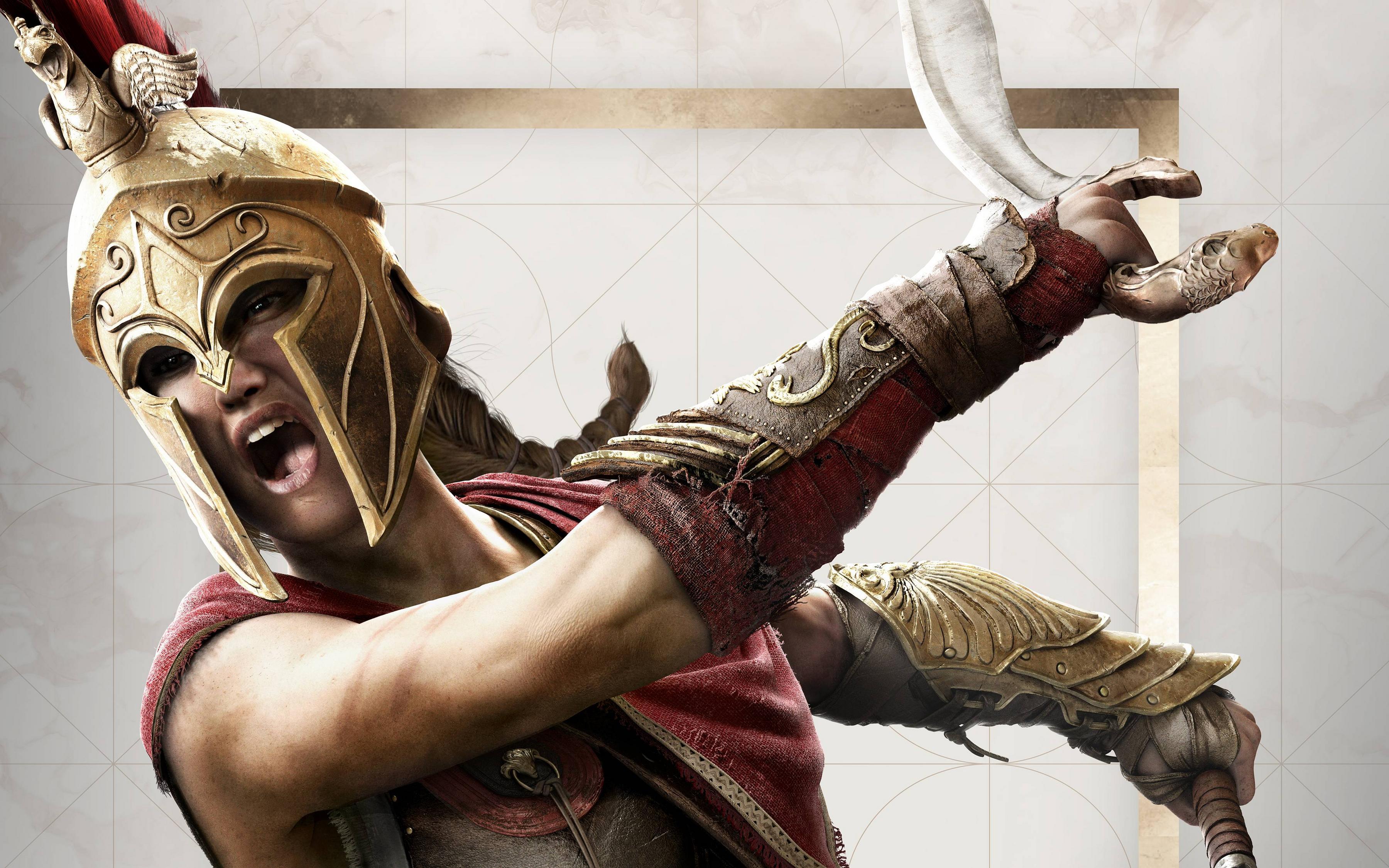 4000x2500 Kassandra in Assassin's Creed Odyssey 5K Wallpaper