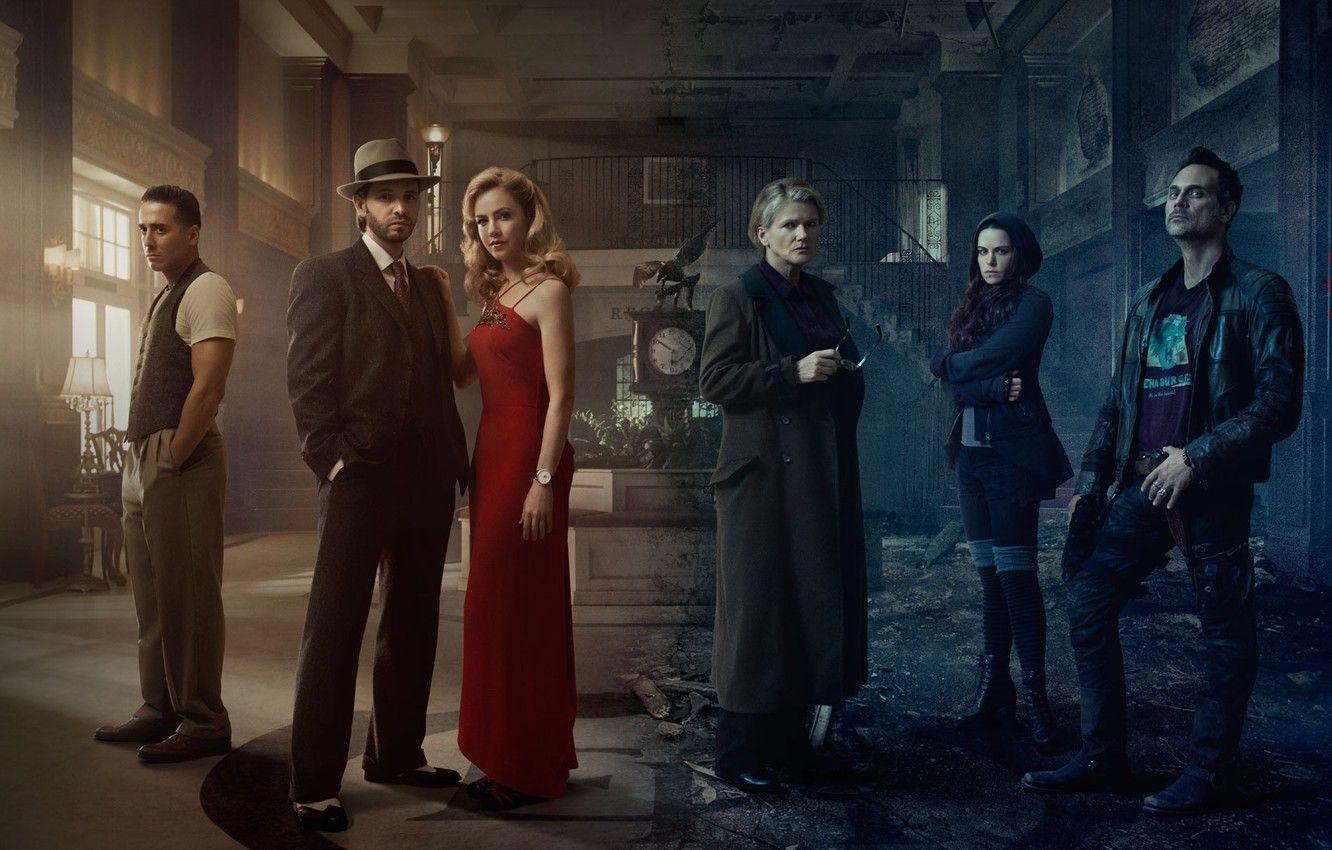 1332x850 Wallpaper tv series, 12 Monkeys, Amanda Schull, Jennifer Goines