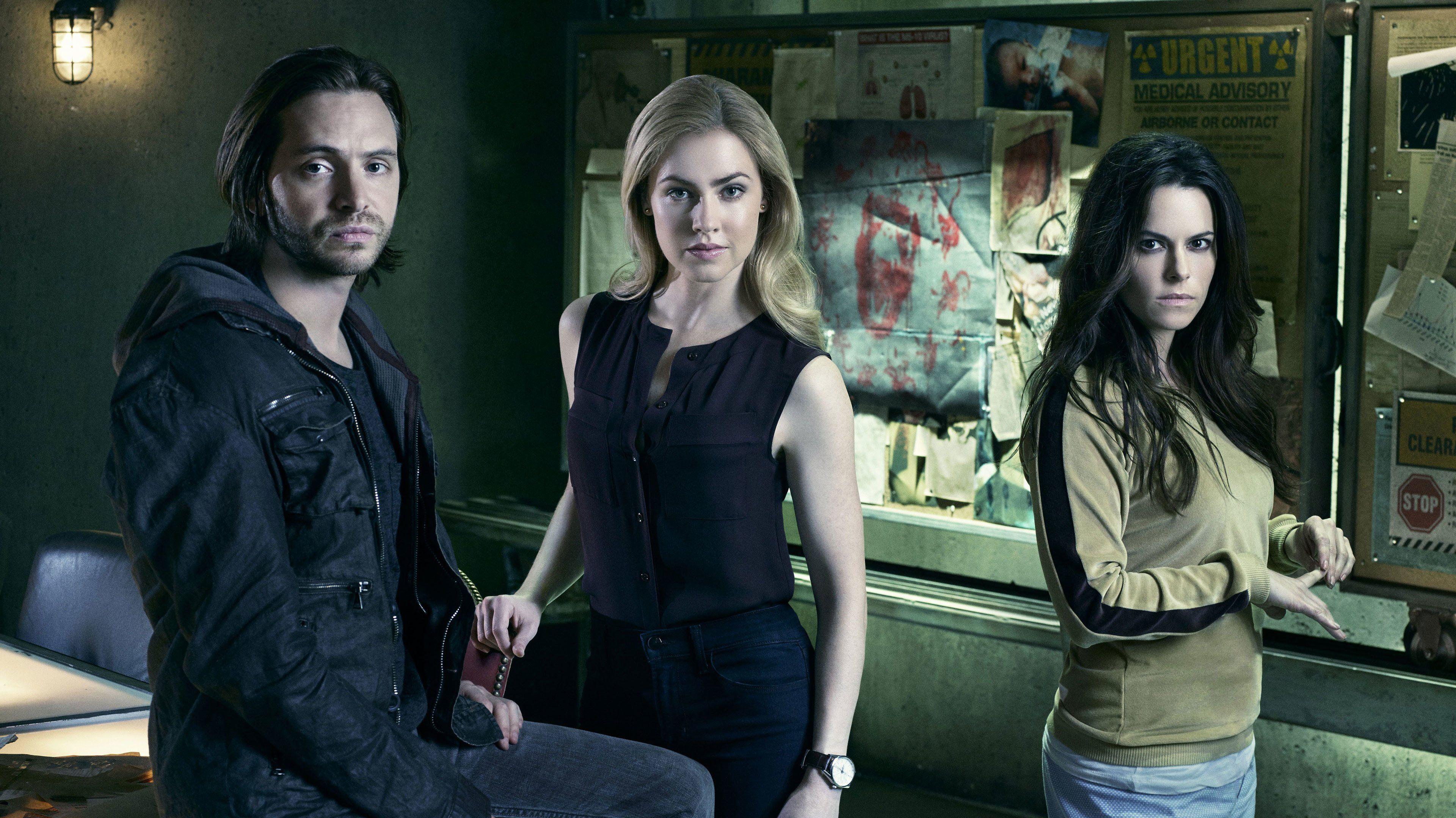3840x2160 Wallpaper 12 Monkeys, Amanda Schull, Aaron Stanford, Emily