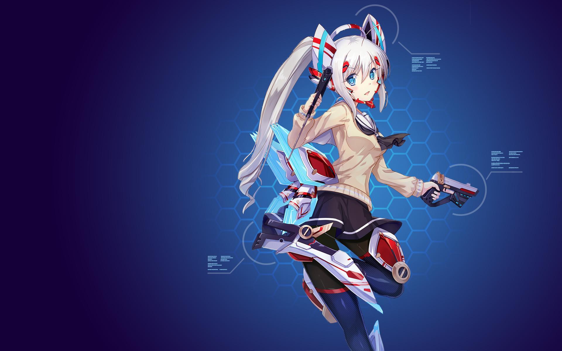 1920x1200 Download Cyber Anime Wallpaper, HD Background Download