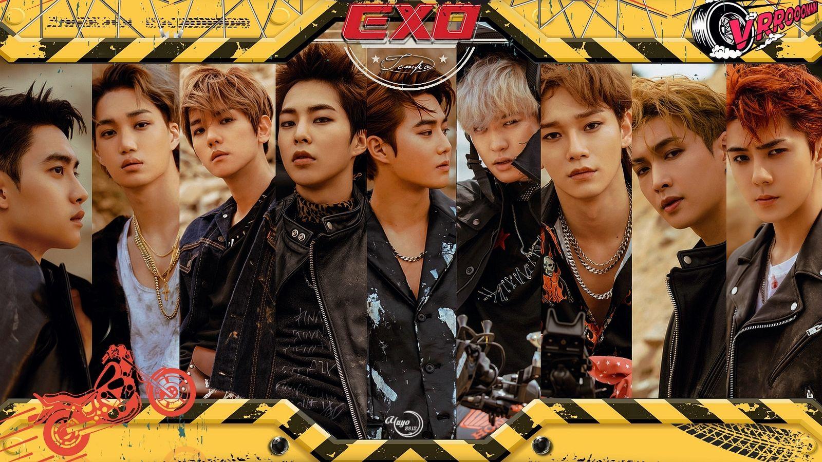 1600x900 EXO Tempo Wallpaper