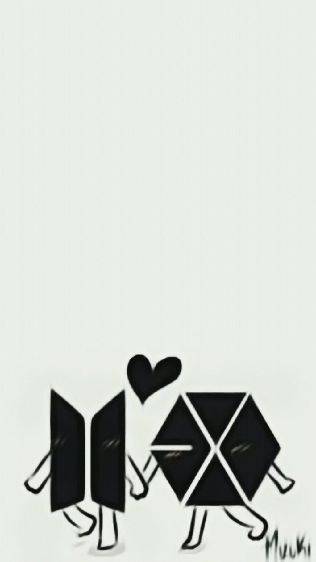 1024x1820 BTS x EXO