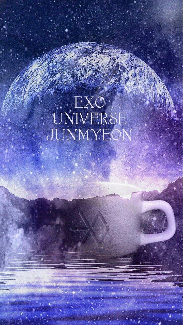 720x1280 Exo Universe Wallpaper: Junmyeon. Exo, Exo art, Exo lockscreen