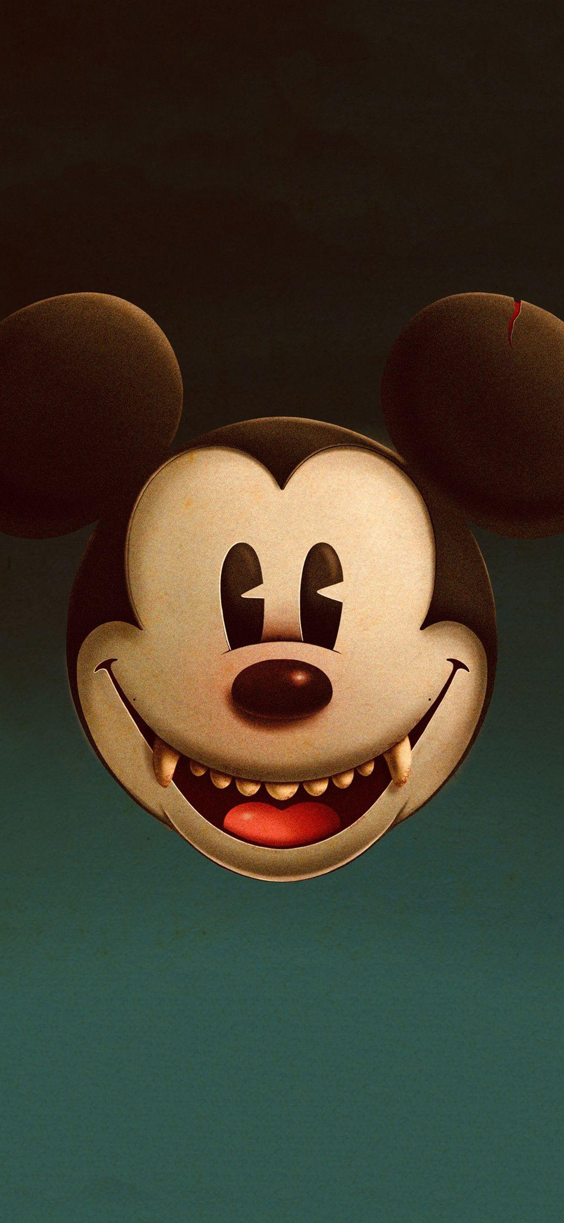1125x2436 Devil Mickey Mouse iPhone XS, iPhone iPhone X HD 4k
