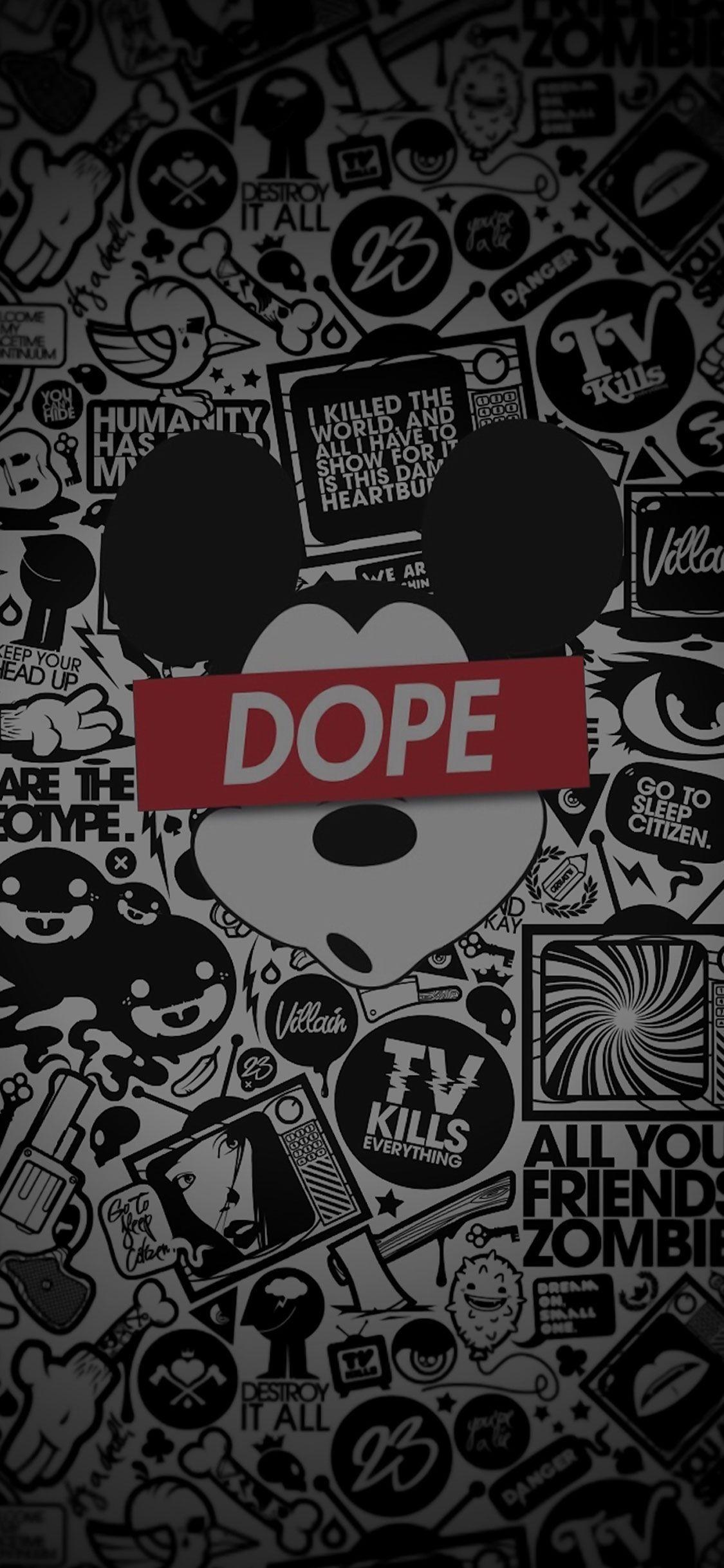 1125x2436 Free download Dope iPhone X Funny Wall Gaming Desktop Wallpaper