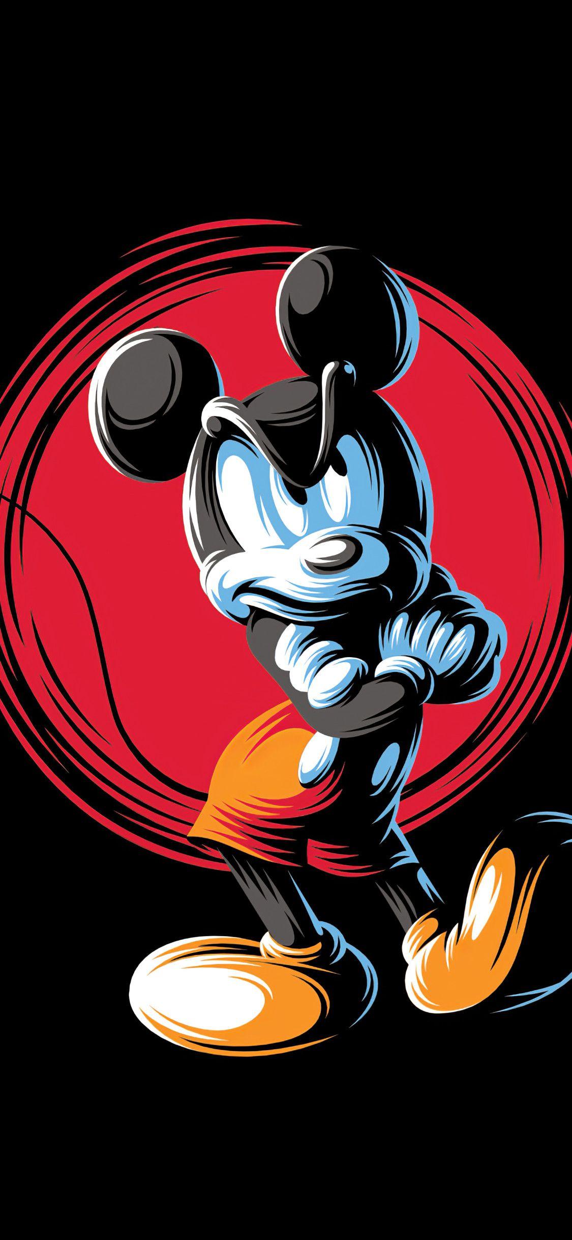 1125x2436 Mickey Mouse Minimal Art 4k iPhone XS, iPhone iPhone X