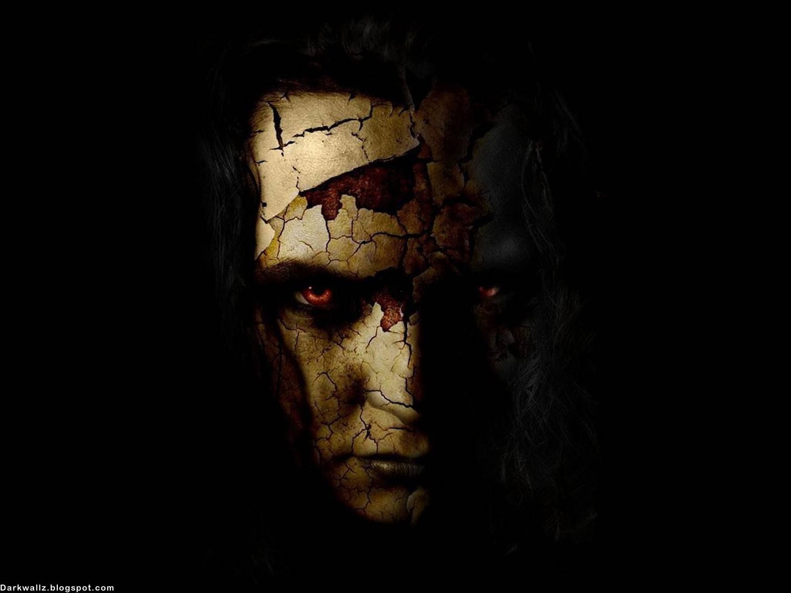 1600x1200 Scary Face Wallpaper