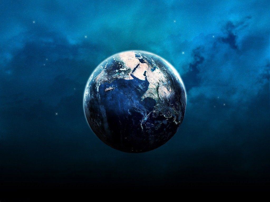 1024x768 Space: Mother earth, created by ii=Saadhu=ii, picture nr. 42440