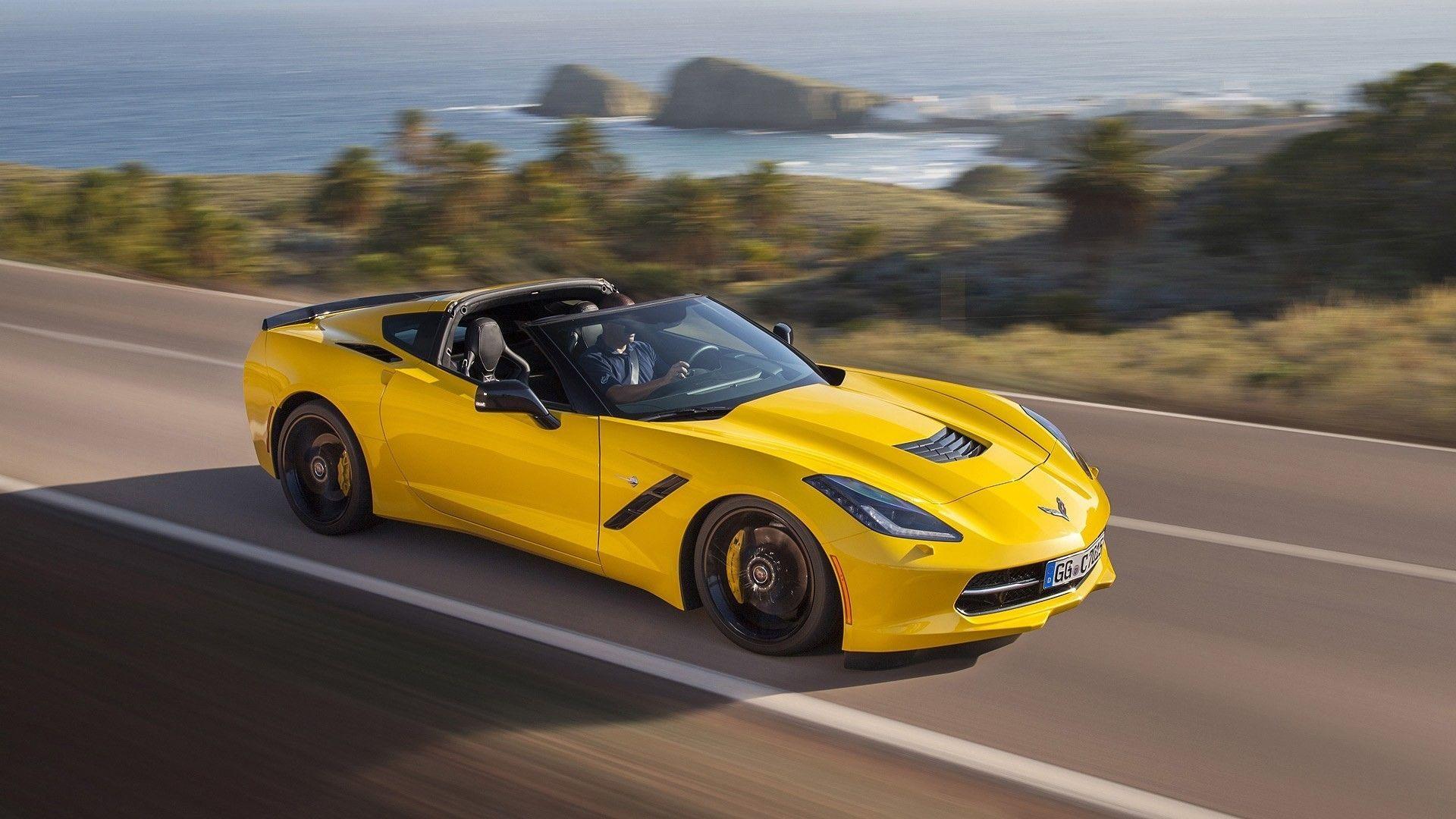 1920x1080 C7 Corvette Logo Wallpaper