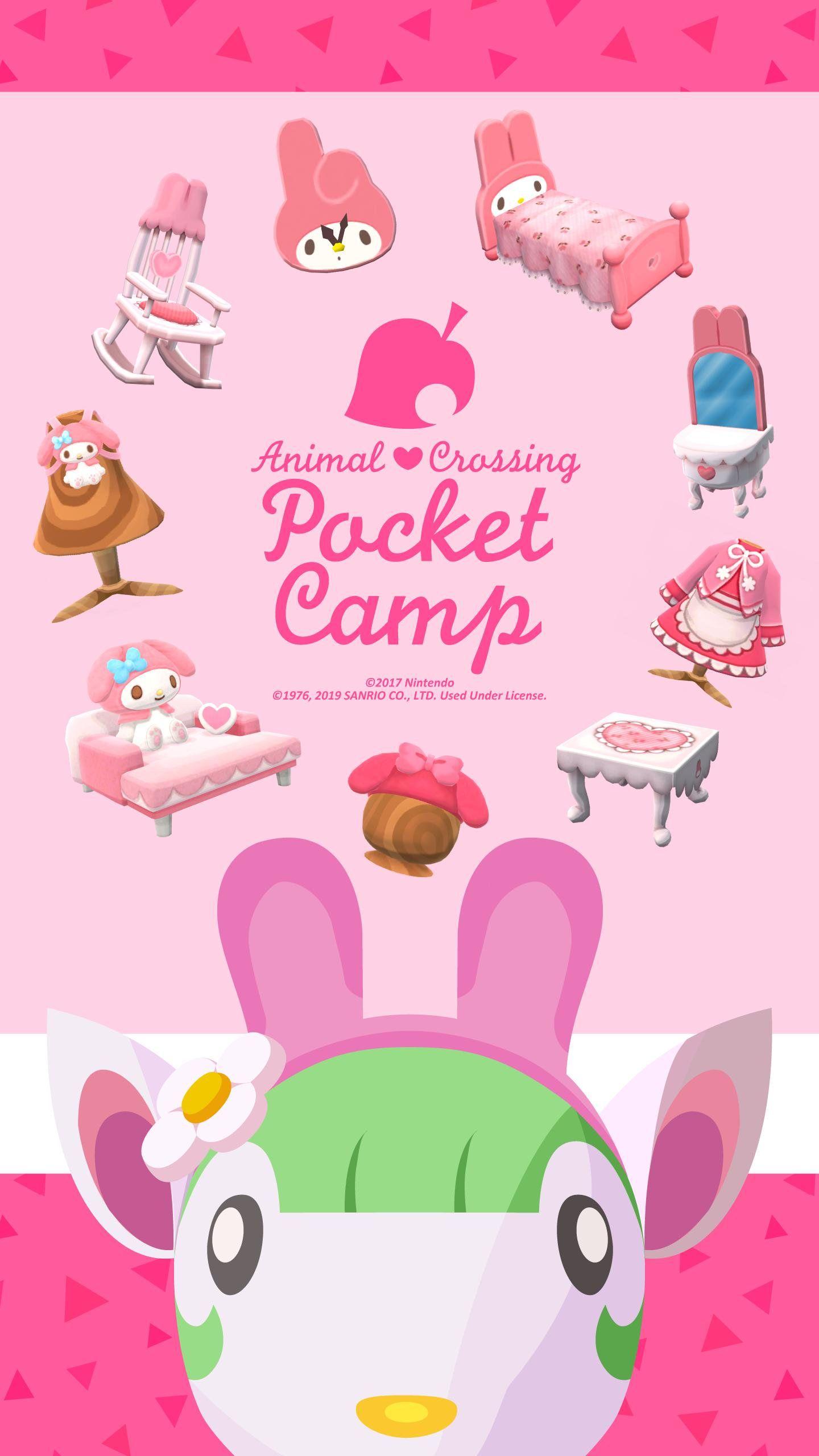 1440x2560 Nintendo creates four Sanrio wallpaper from Animal Crossing
