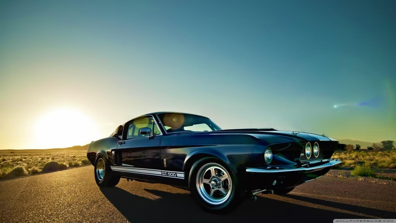 1366x768 Classic Car Wallpaper Mustang 1967 HD