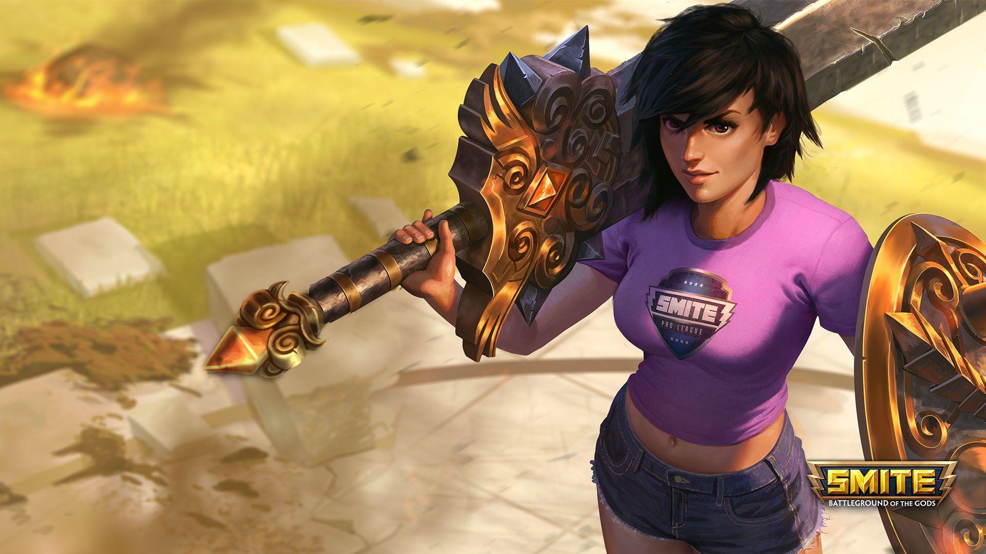 1920x1080 Bellona (Smite) HD Wallpaper and Background Image