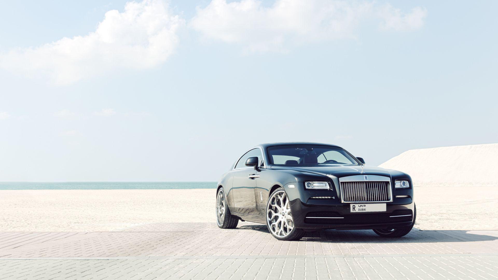 1920x1080 Black Rolls Royce, Luxury Car, 2019 Wallpaper