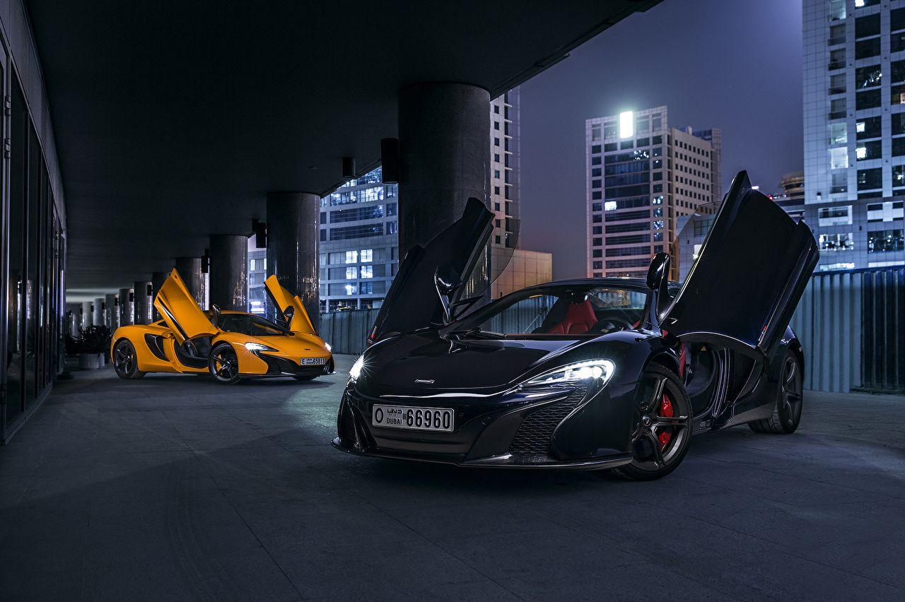 1280x852 Desktop Wallpaper automobile McLaren 650S Dubai Supercars Two Black