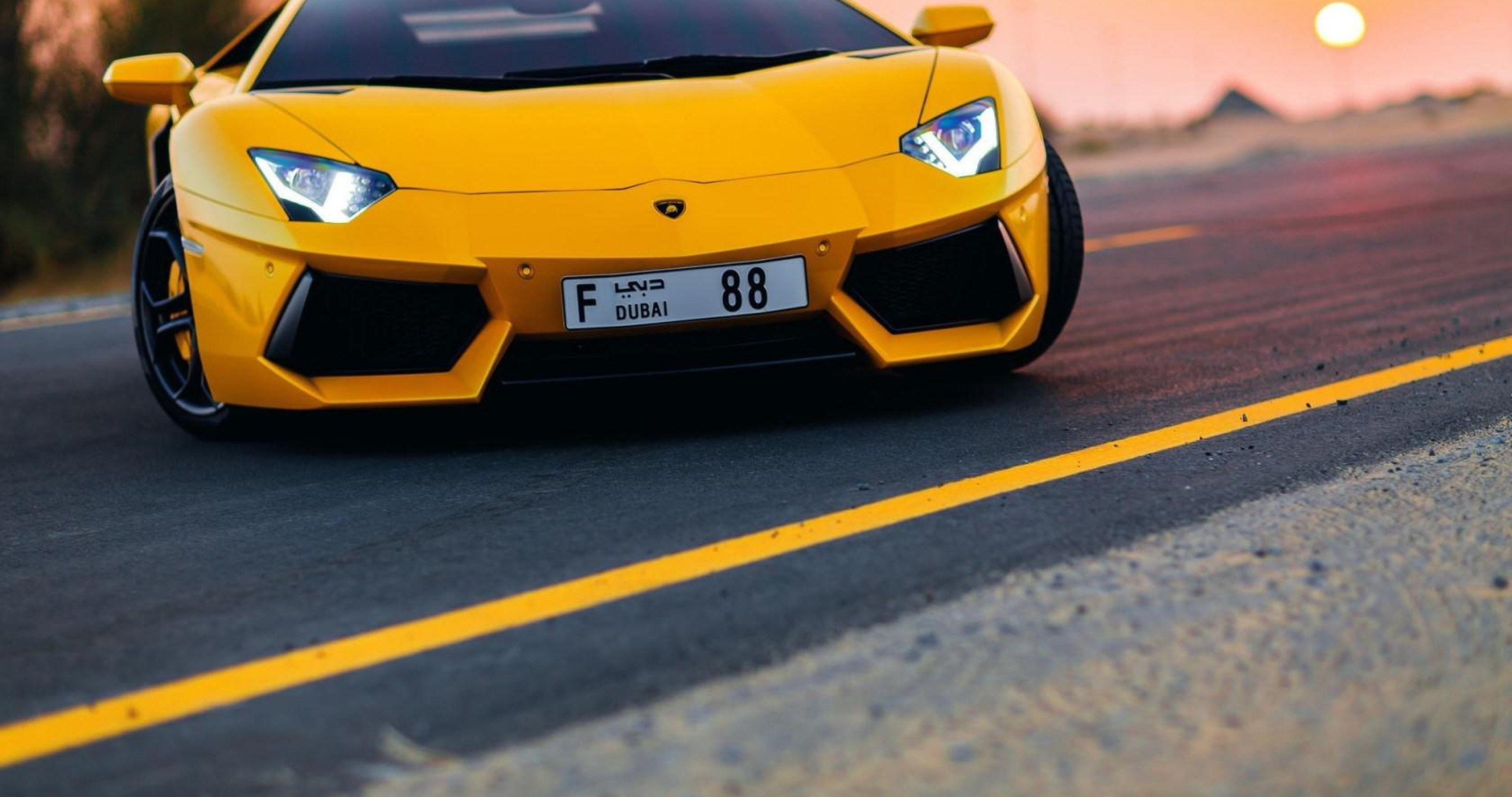 4096x2160 dubai car lamborghini aventador 4k ultra HD wallpaper High