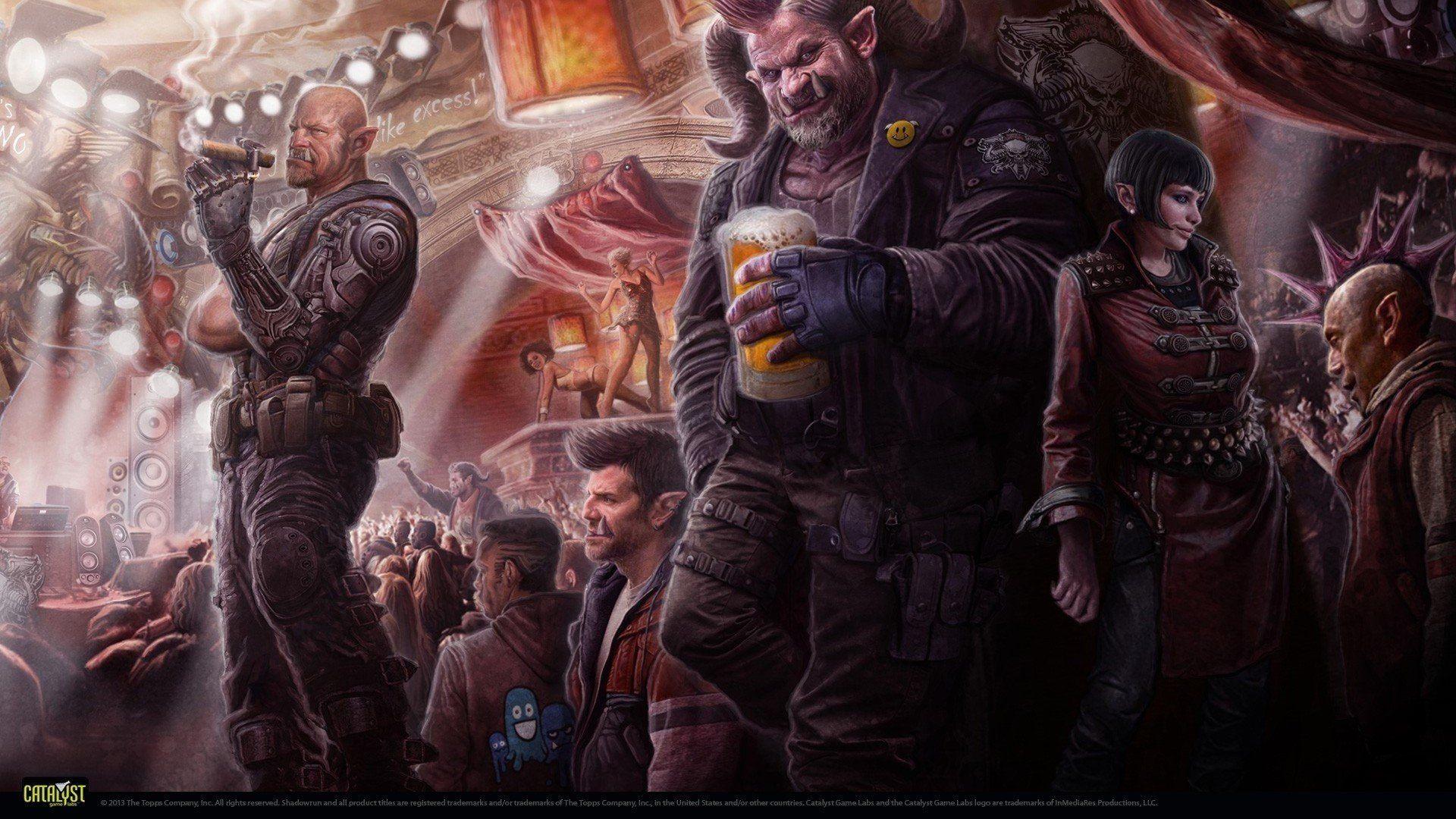 1920x1080 futuristic, Cyberpunk, Shadowrun Wallpaper HD / Desktop