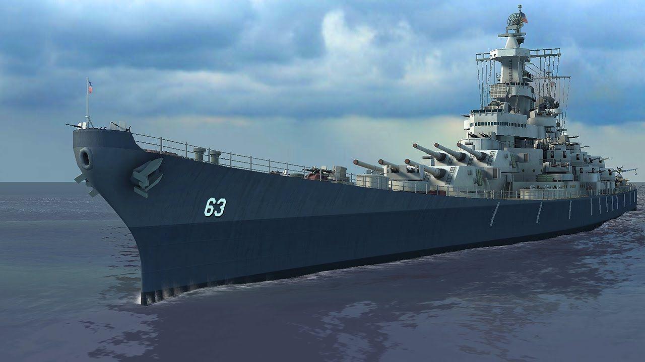 1280x720 Battleship Missouri 3D Screensaver & Live Wallpaper HD