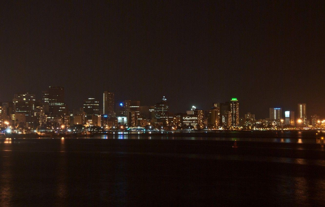 1332x850 Wallpaper night, Durban, the city image for desktop, section