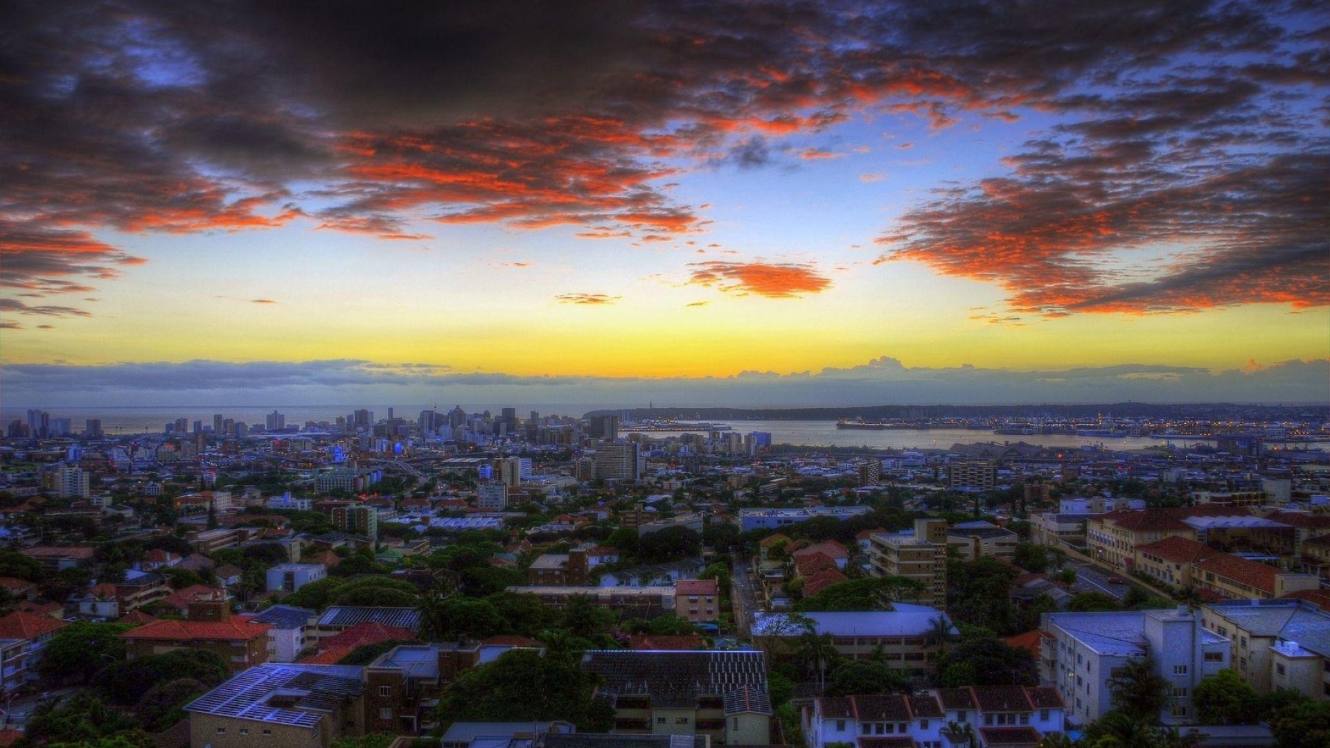 1920x1080 durban, south africa, sunset 1080P Laptop Full HD