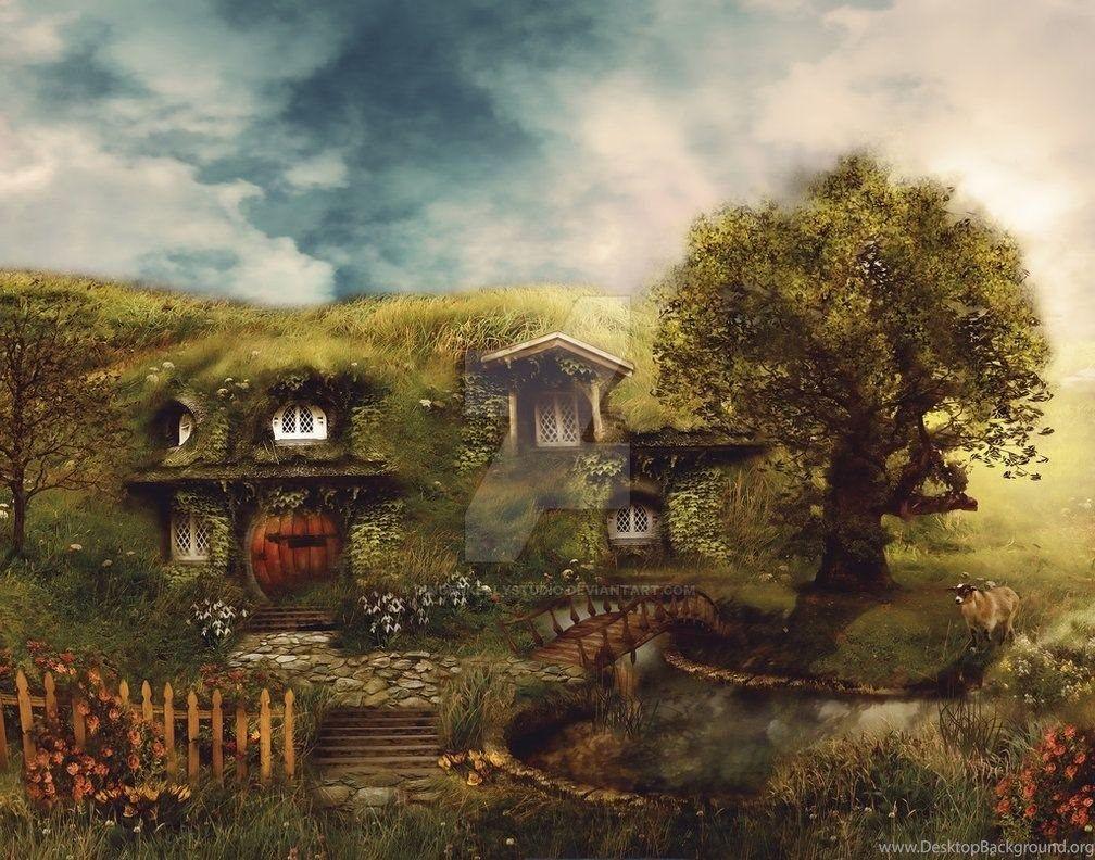 1008x792 The Shire: A Hobbit House By GingerKellyStudio