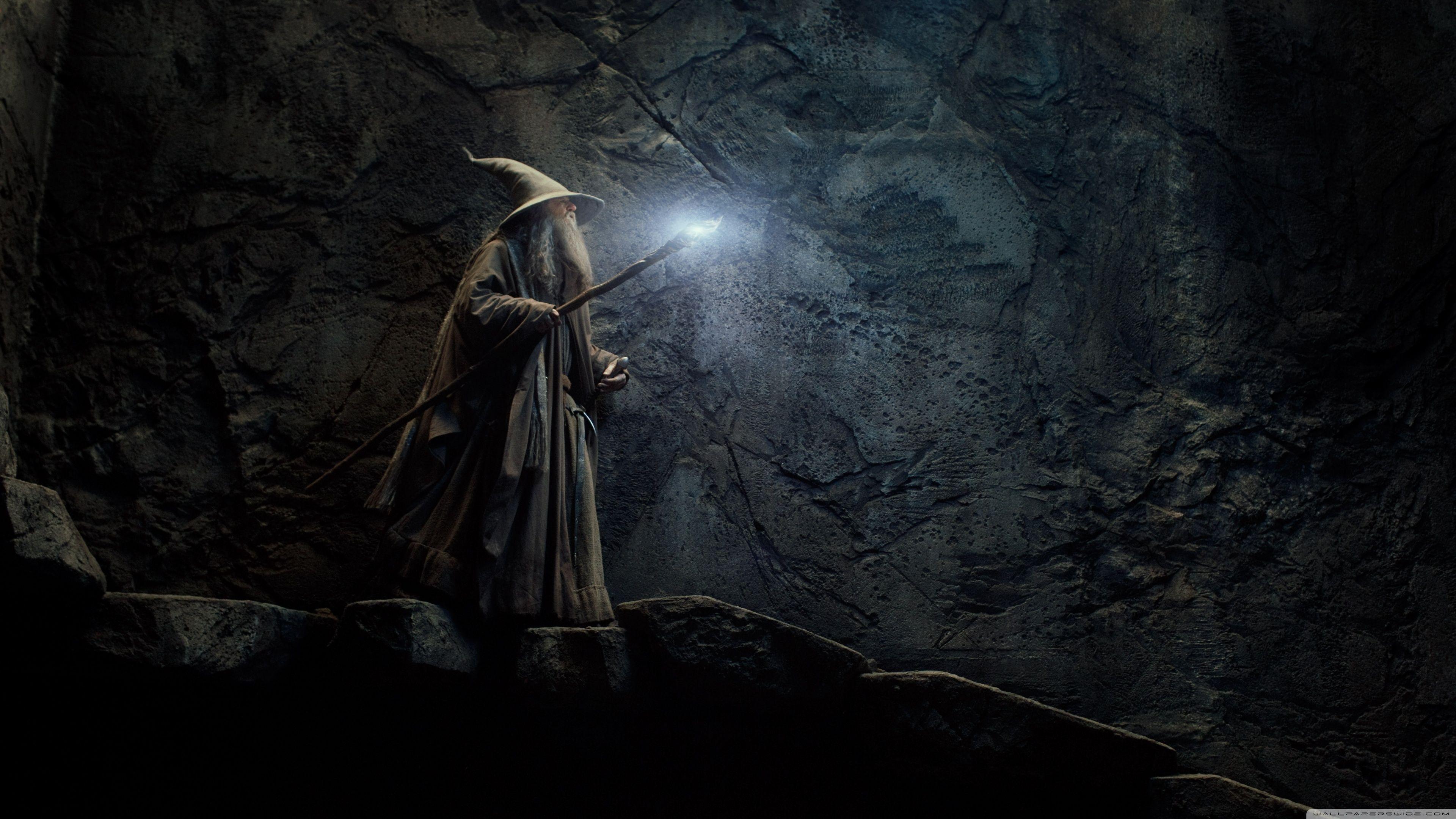 3840x2160 The Hobbit Desolation Of Smaug Gandalf Ultra HD Desktop Background Wallpaper for 4K UHD TV : Widescreen & UltraWide Desktop & Laptop : Tablet