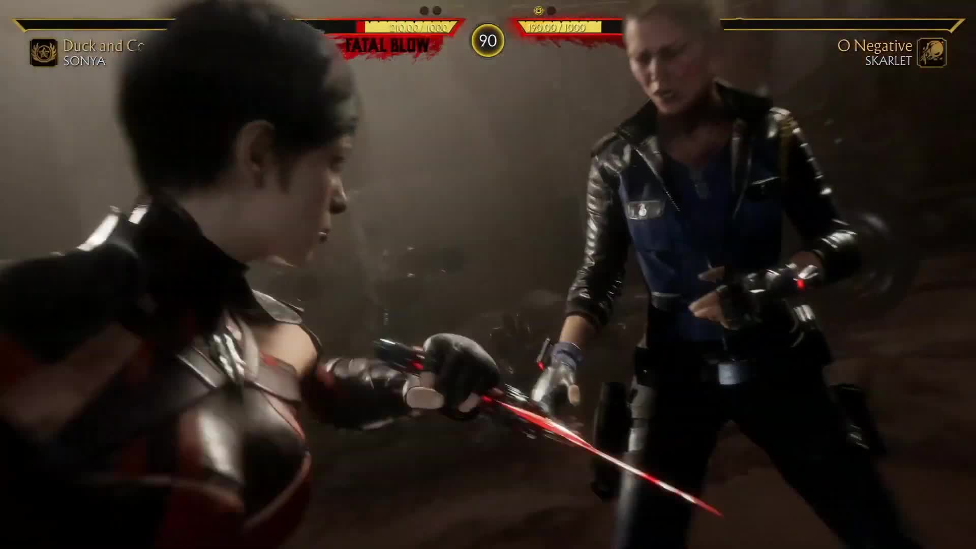 1920x1080 MK11: Sonya Vs Skarlet Gameplay GIF