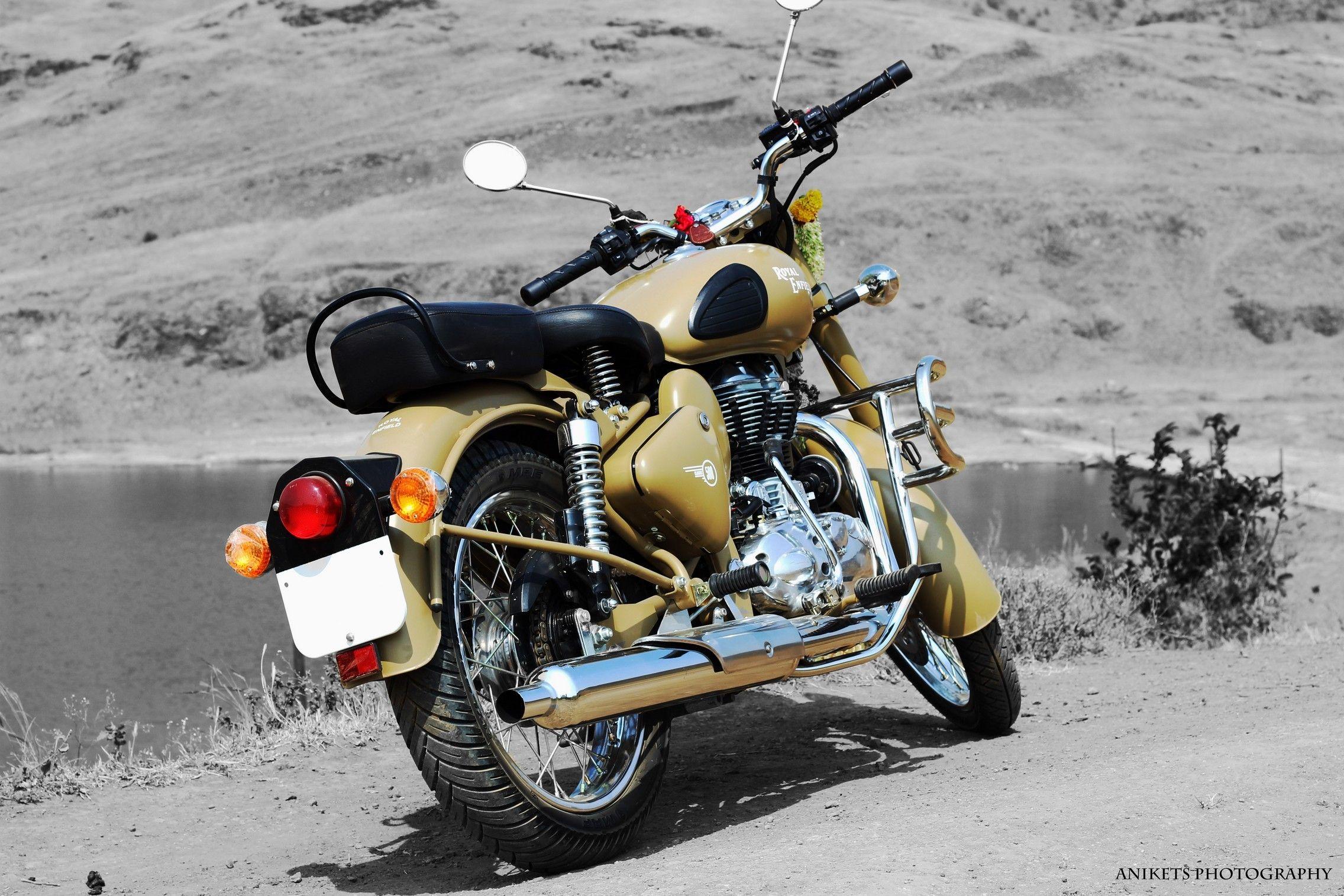 2272x1515 Royal Enfield Classic 350 Black HD Wallpaper Enfield