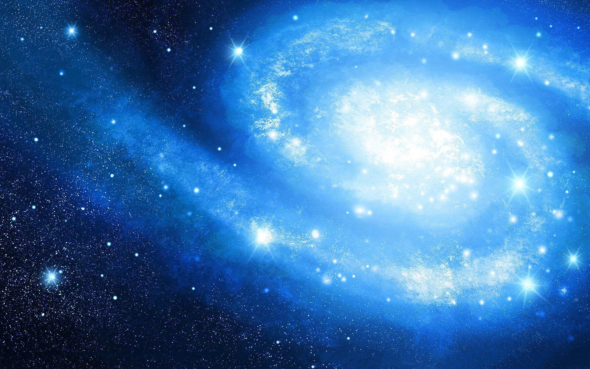 Hình nền 1920x1200 Blue Galaxy