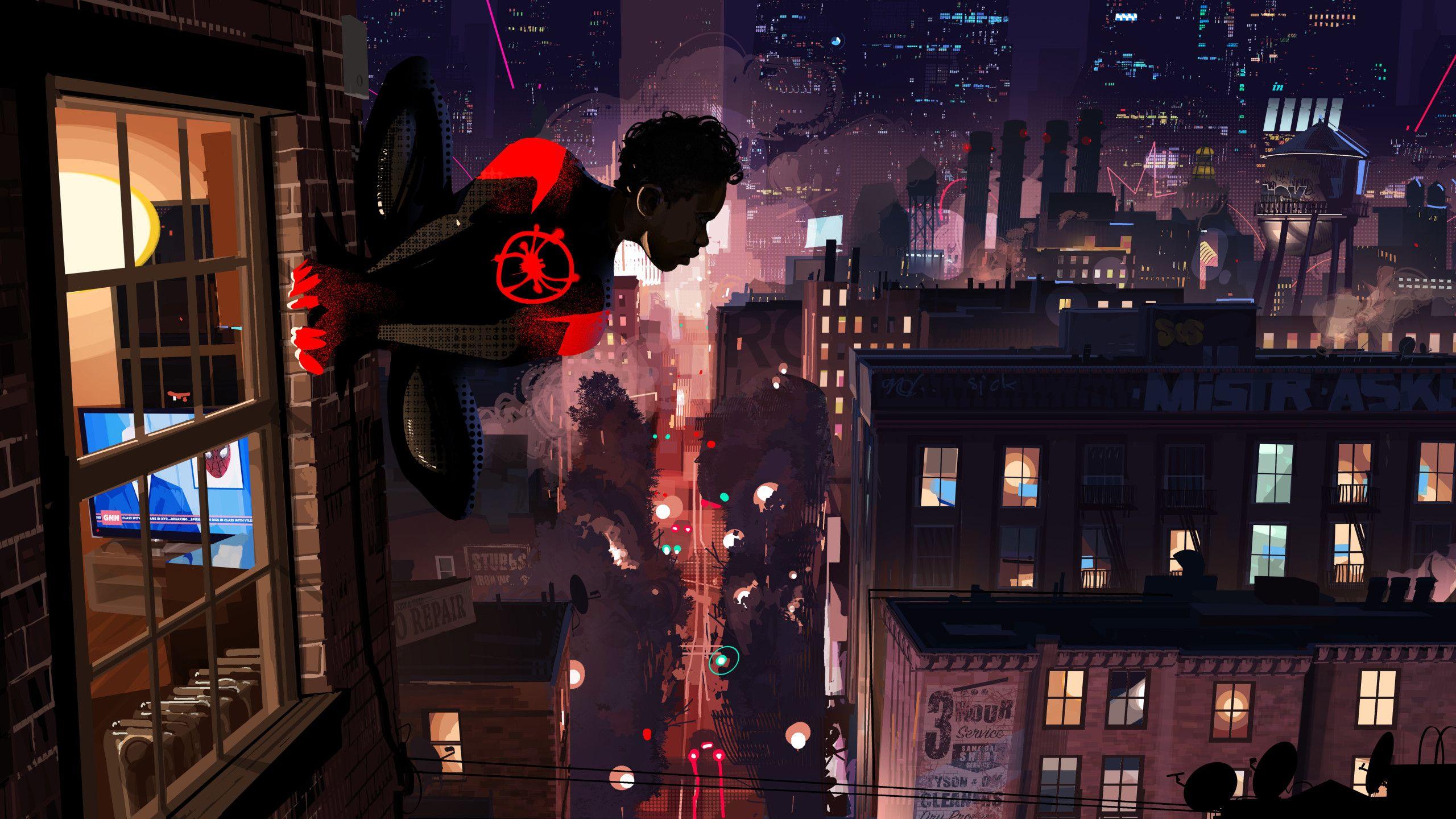 2560x1440 SpiderMan Into The Spider Verse 10k 1440P Resolution HD