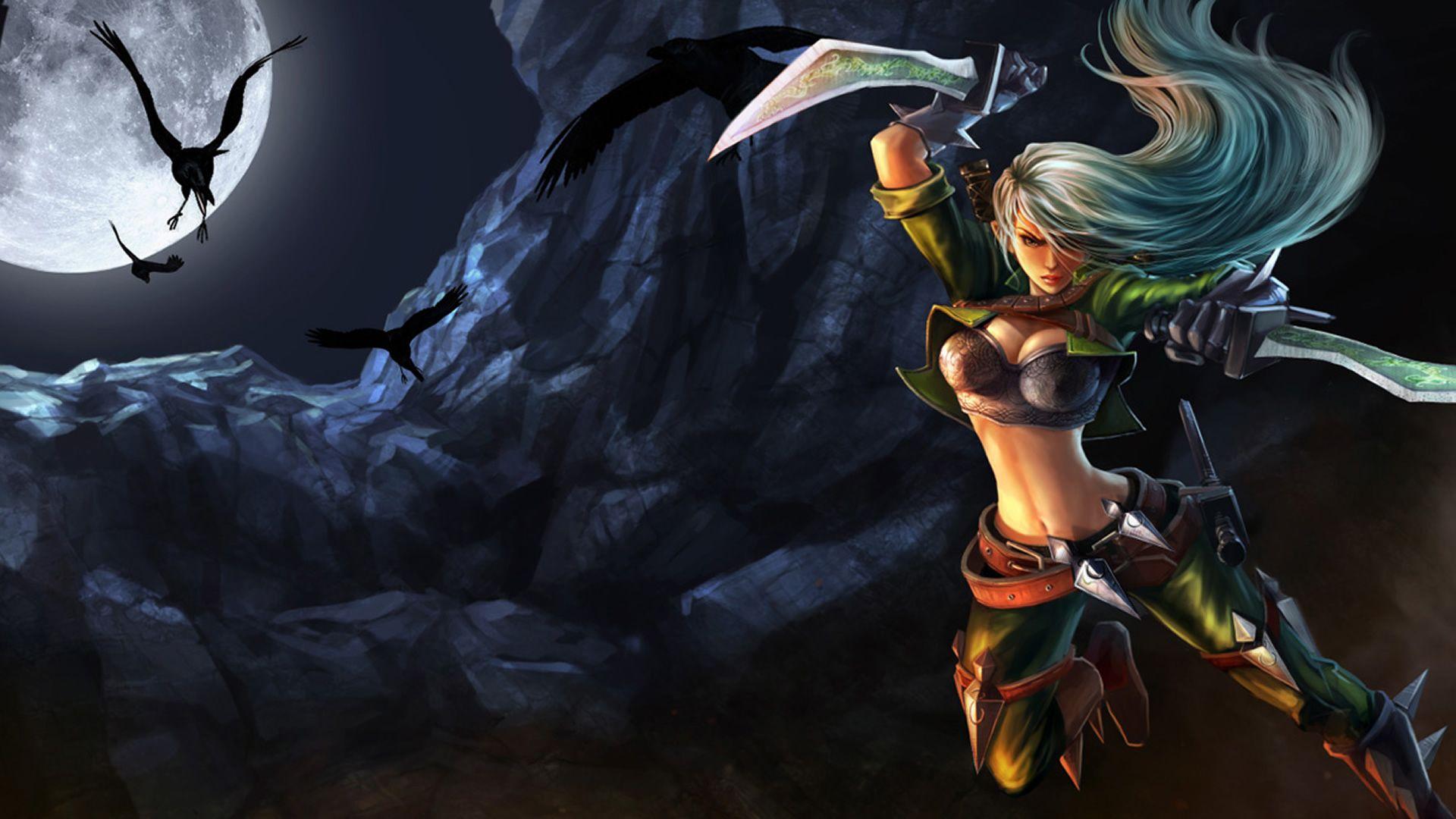 1920x1080 Mercenary Katarina Chinese Of Legends Katarina Skins