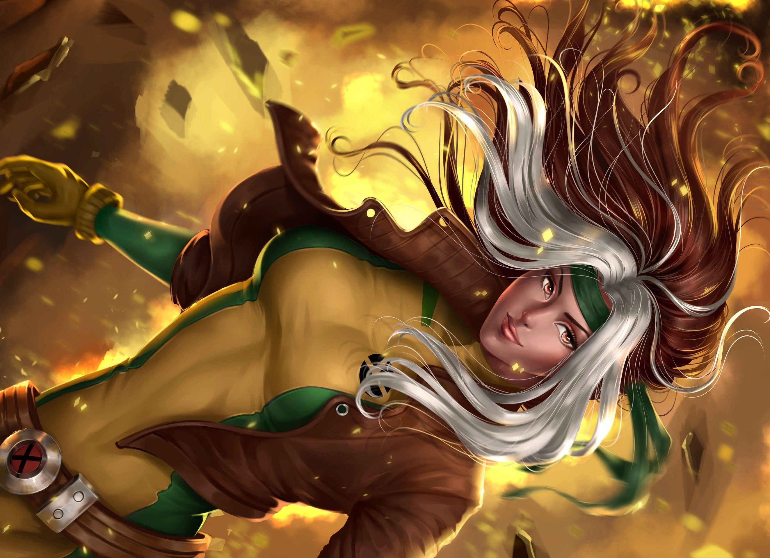 2647x1920 artwork, X Men, Rogue Wallpaper HD / Desktop and Mobile Background
