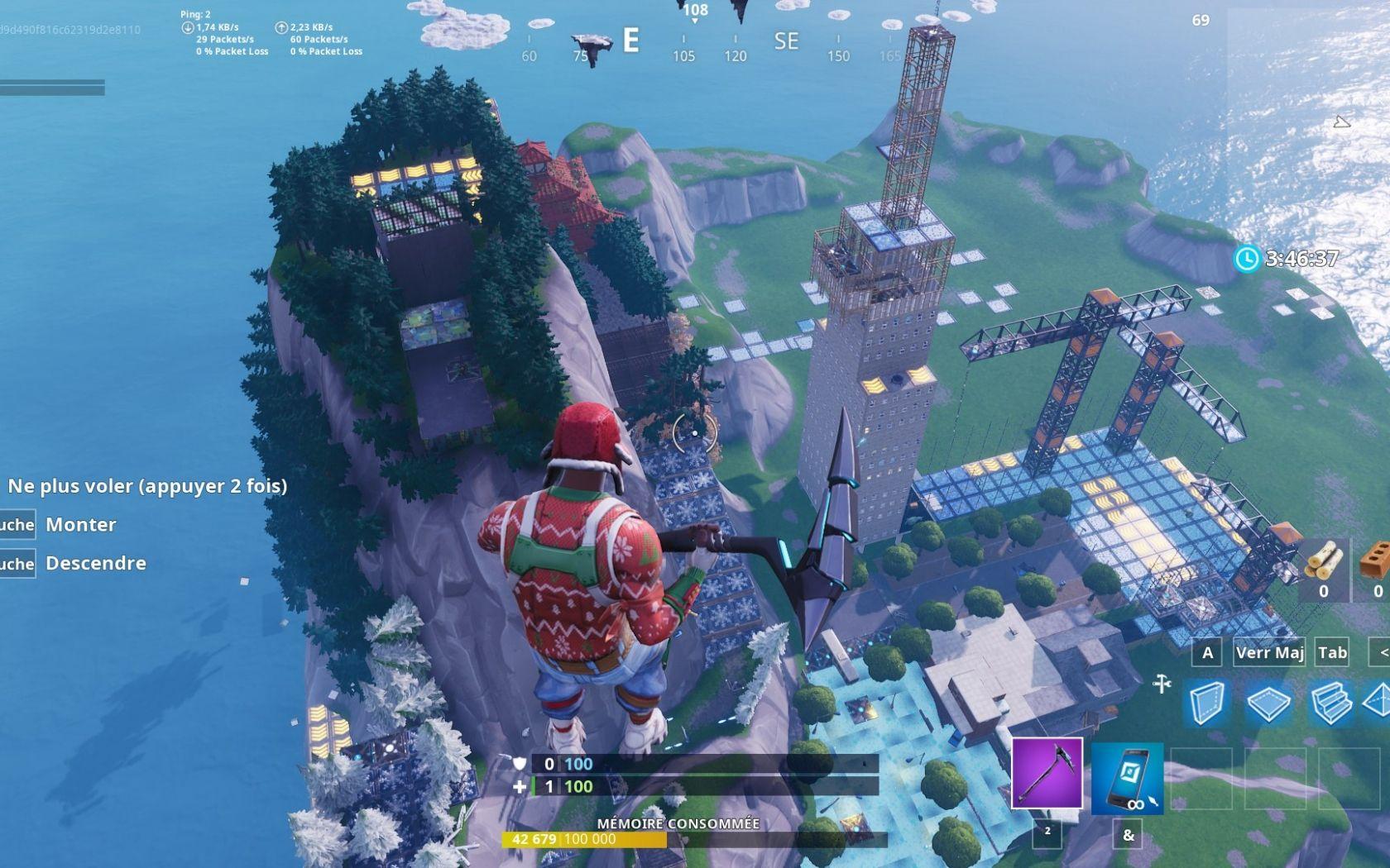 1680x1050 Free download Impossible Parkour Island Fortnite Creative Fortnite